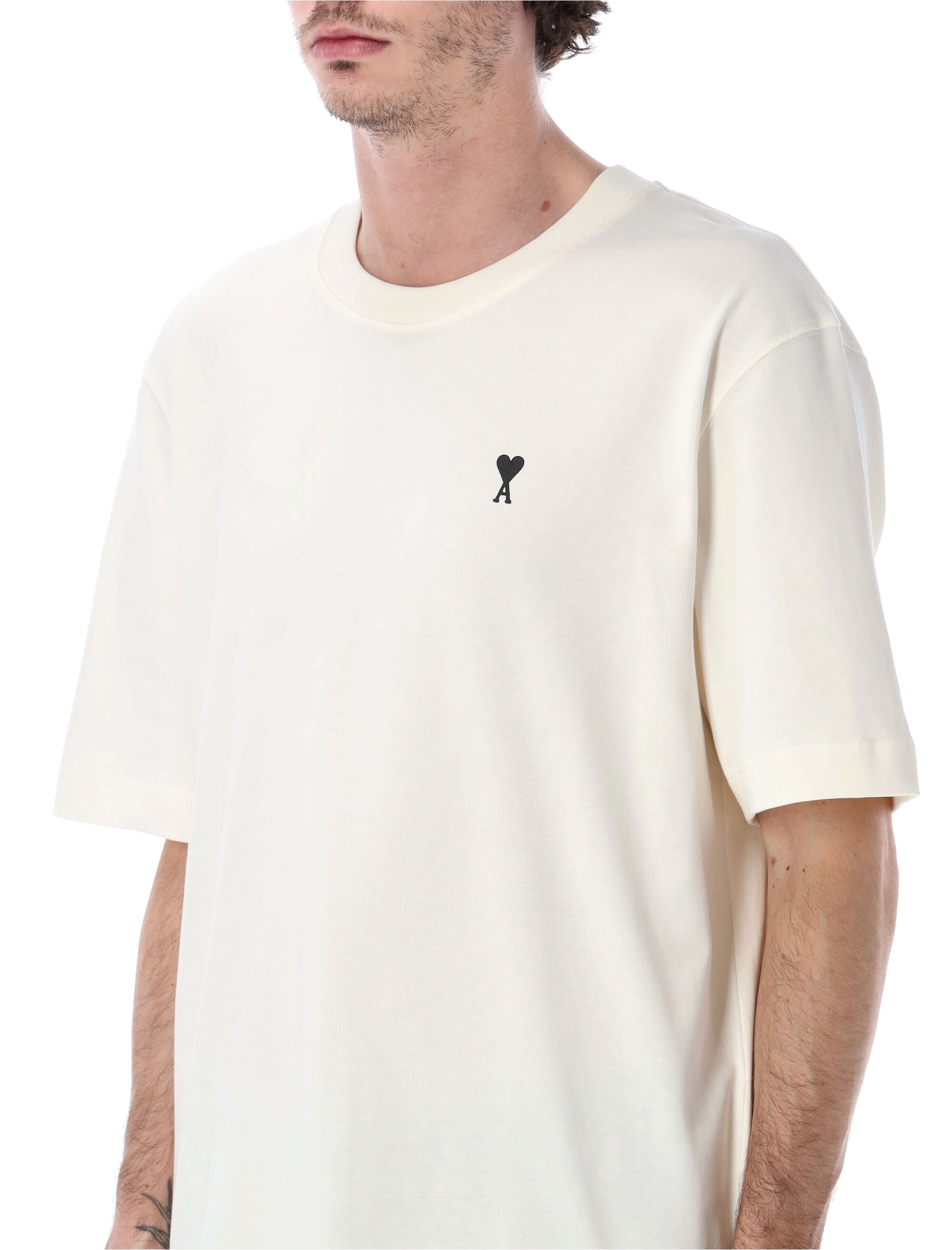 Ami Paris Place Des Victoires tee White Cotton Tshirt