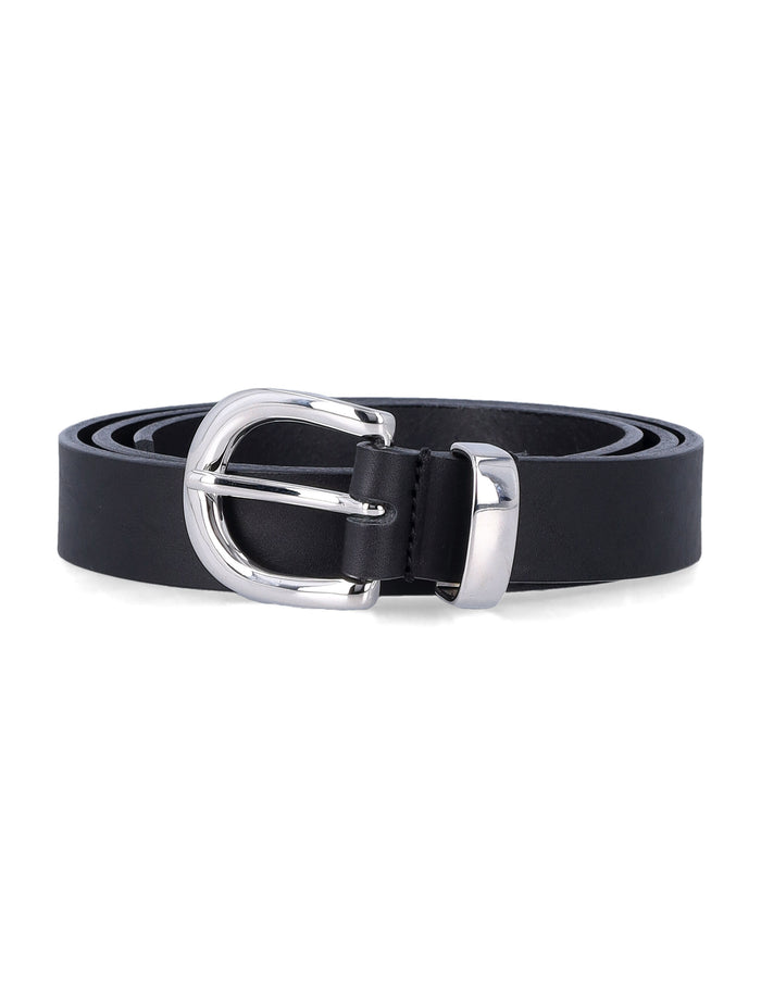 Sunflower Classic leather belt Black