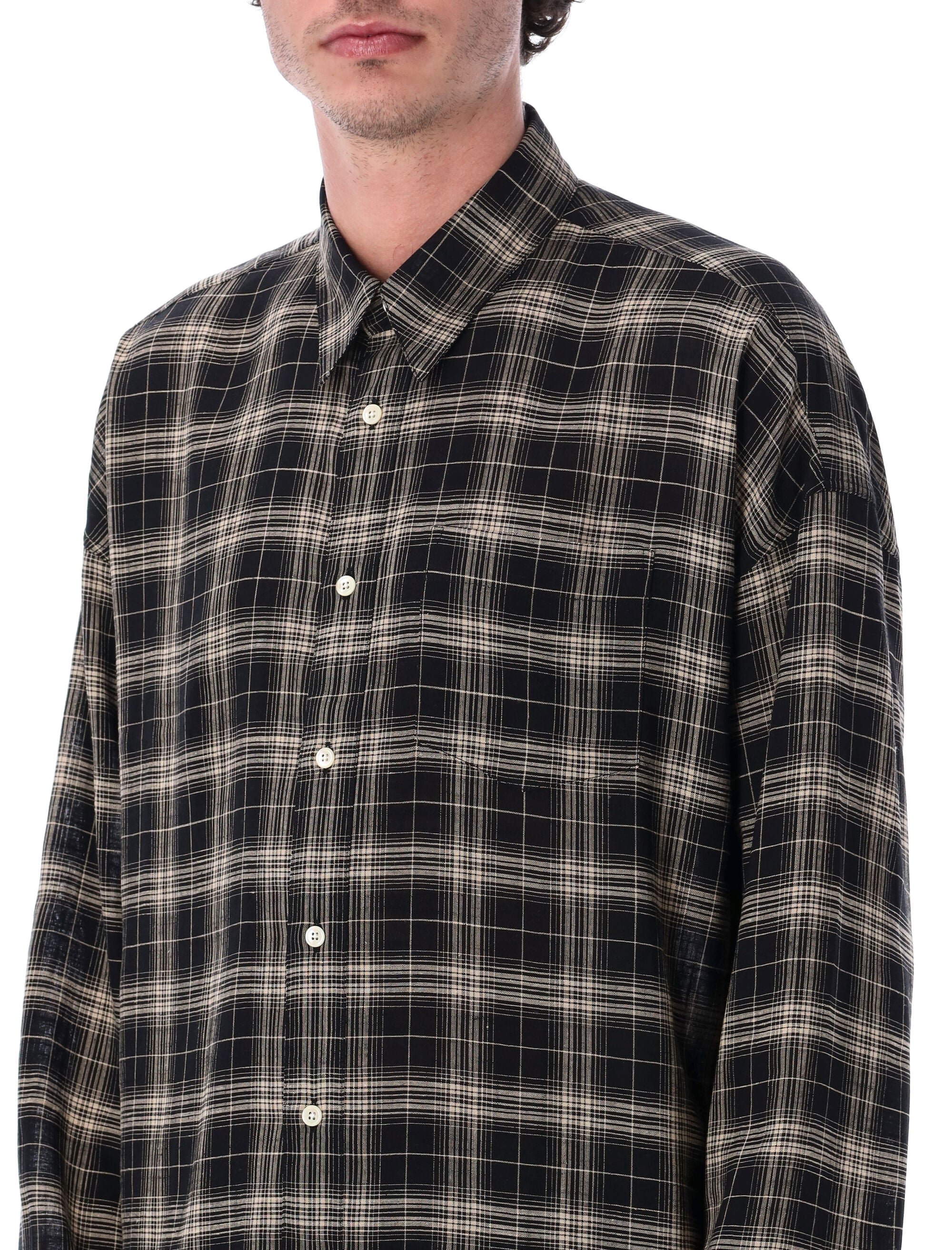 Sunflower Stable loose linen shirt Black Viscose