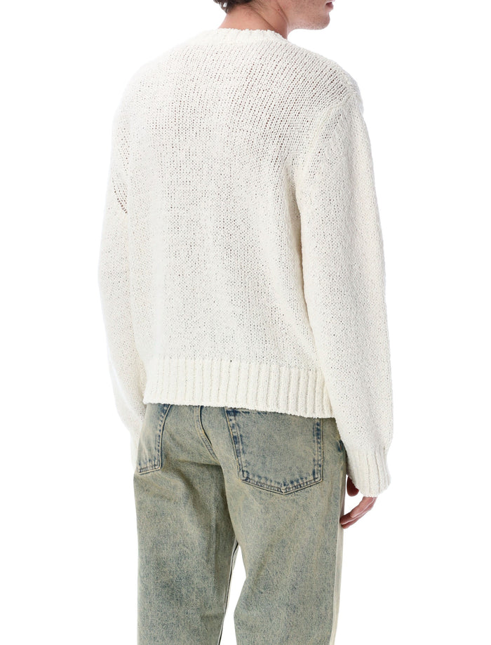 Sunflower Frederik Organic Cotton Crewneck Sweater White