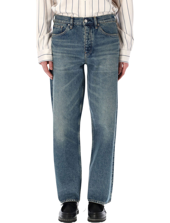 Sunflower Loose fit organic cotton jeans Dark Blue Vintage