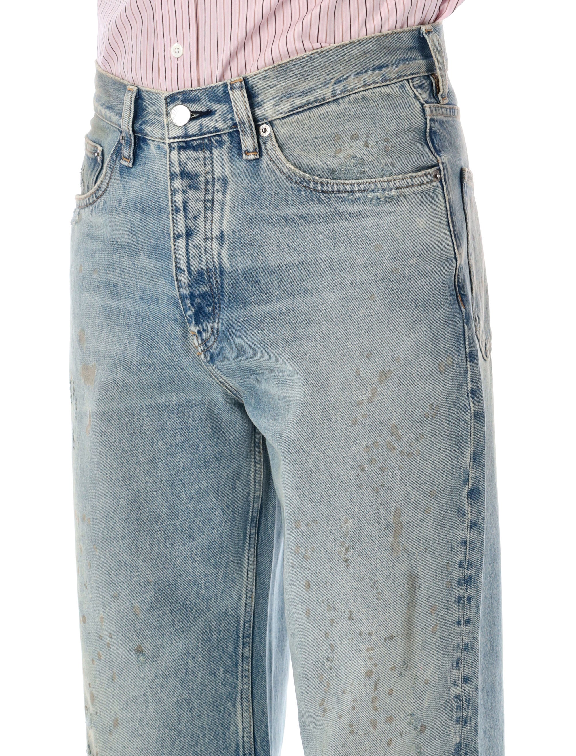 Sunflower Relaxed Boot paint worn jeans Organic Cotton