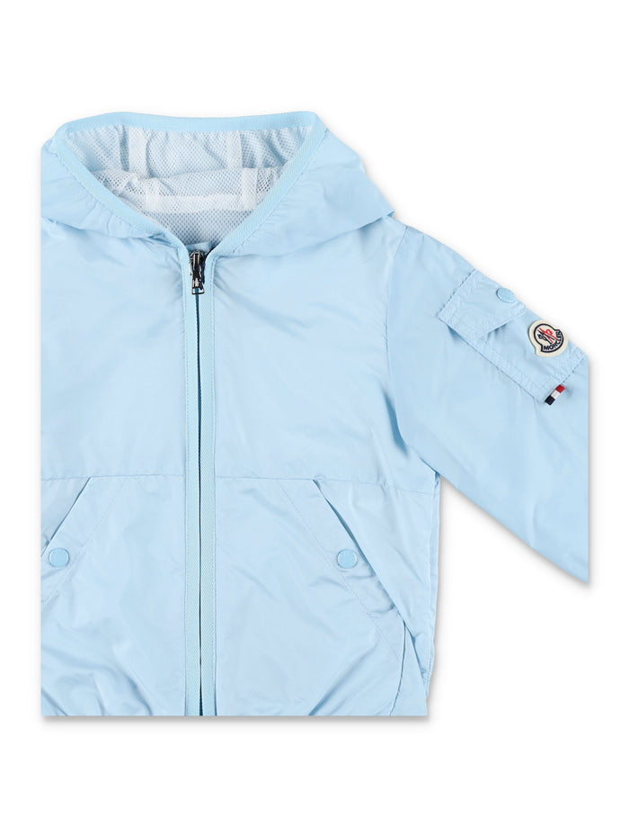 Moncler baby Songu jacket Light Blue Polyamide