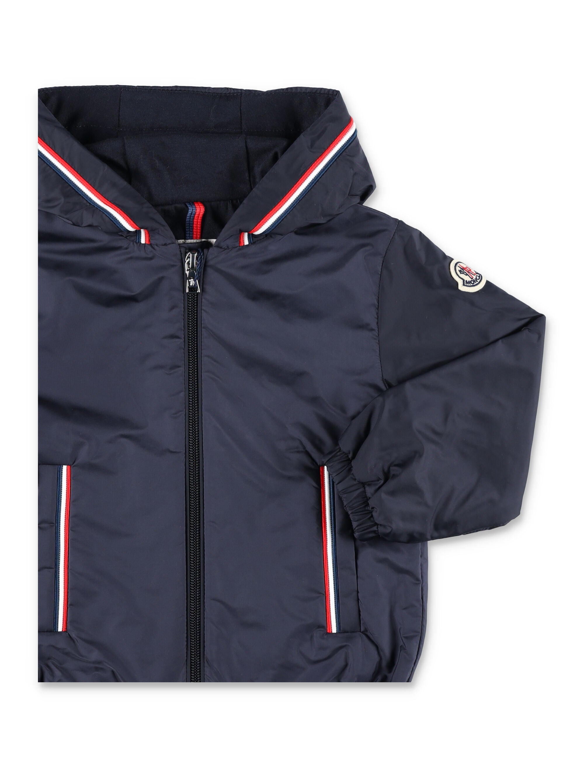 Moncler baby Granduc hooded jacket Navy Polyamide Lining