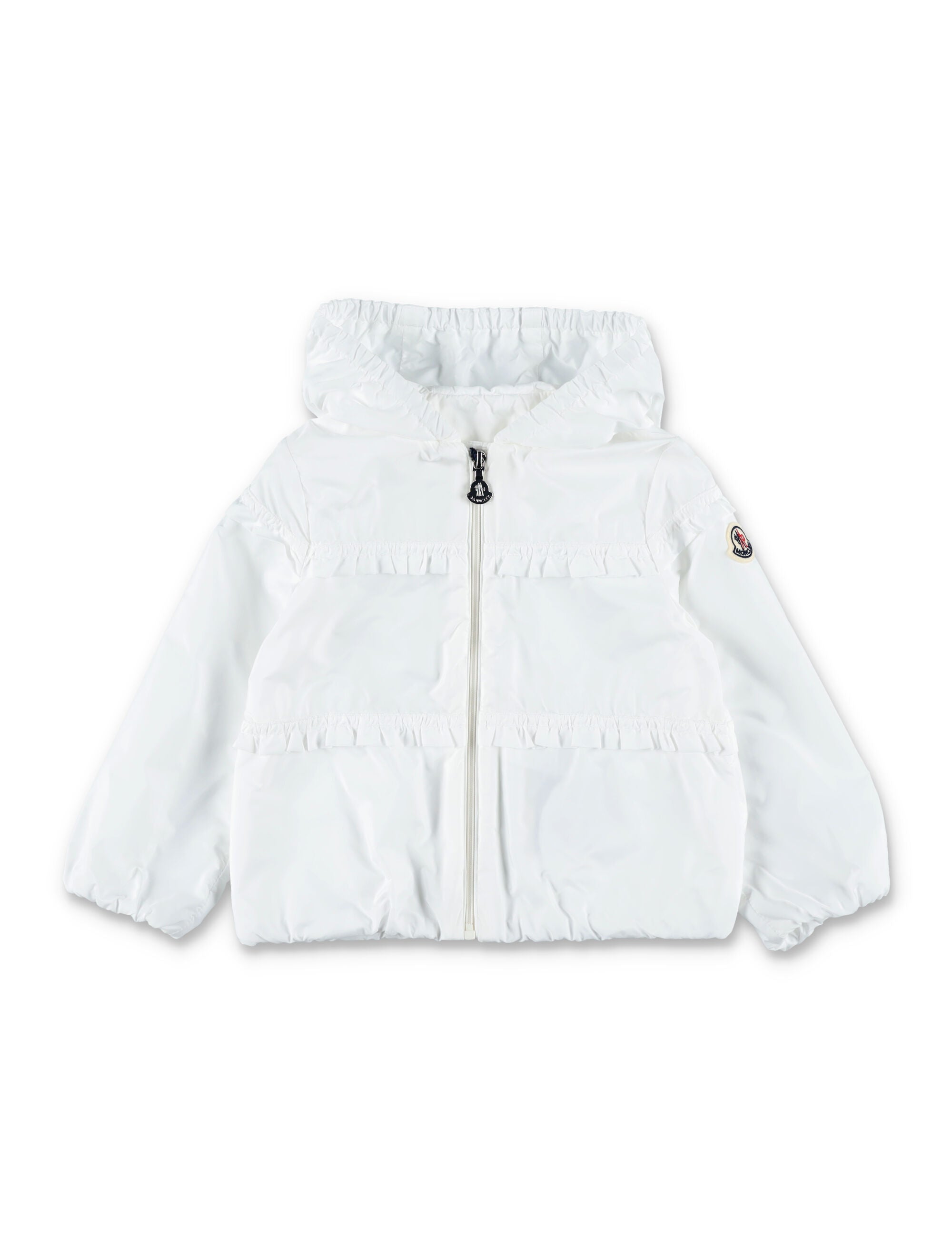 Moncler Baby Hiti hooded rain jacket White Polyamide