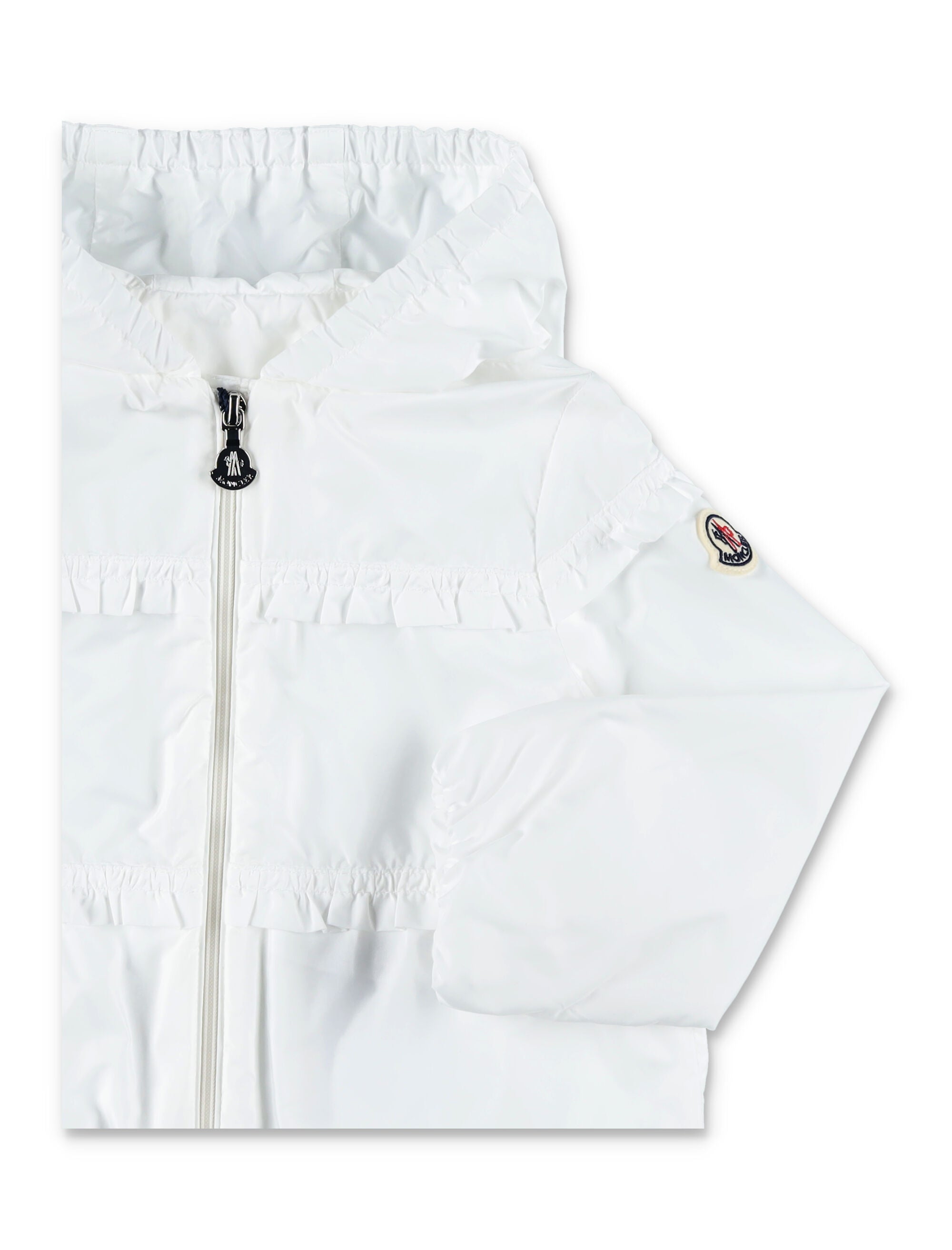 Moncler Baby Hiti hooded rain jacket White Polyamide