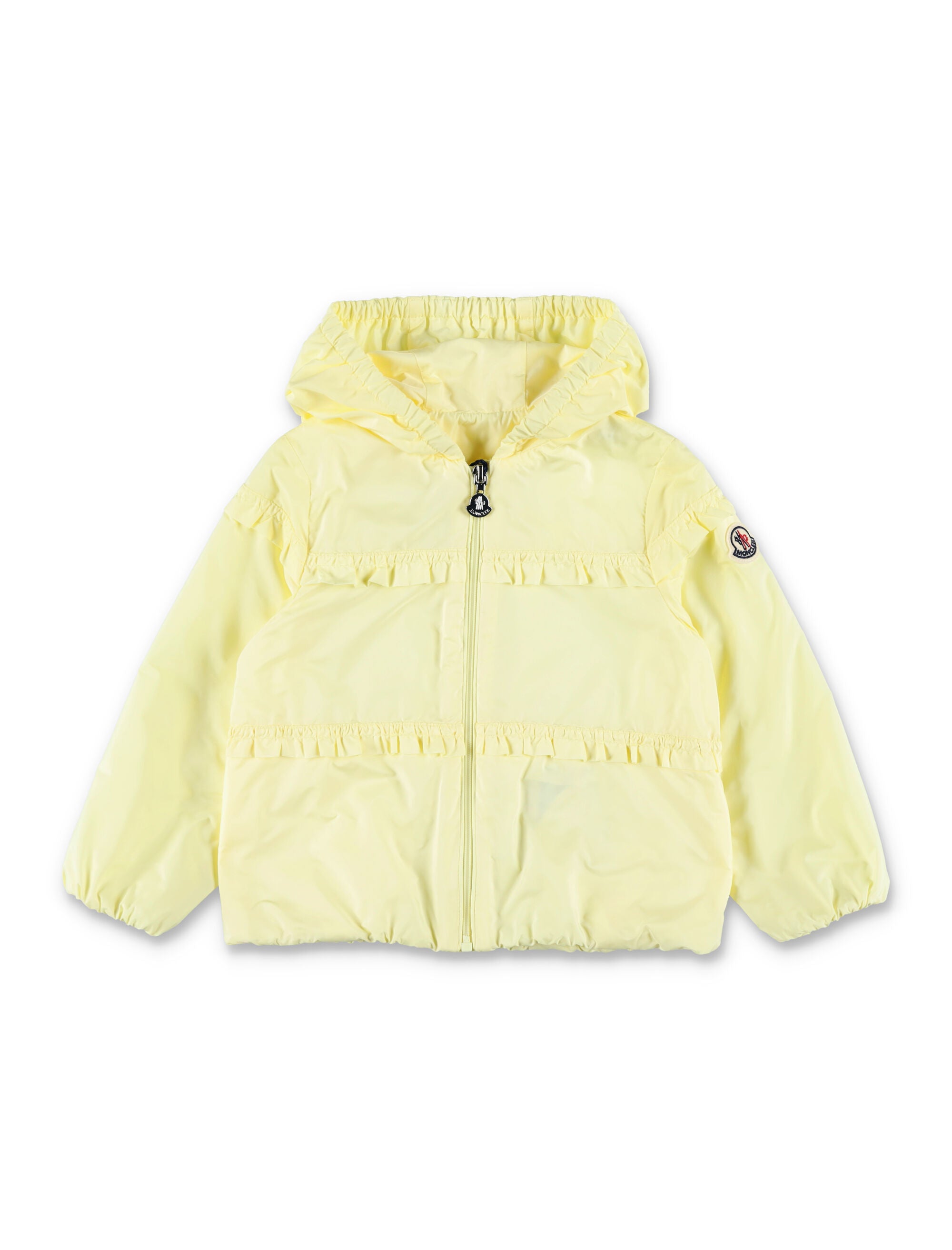 Moncler Baby Hiti hooded rain jacket Yellow Polyamide