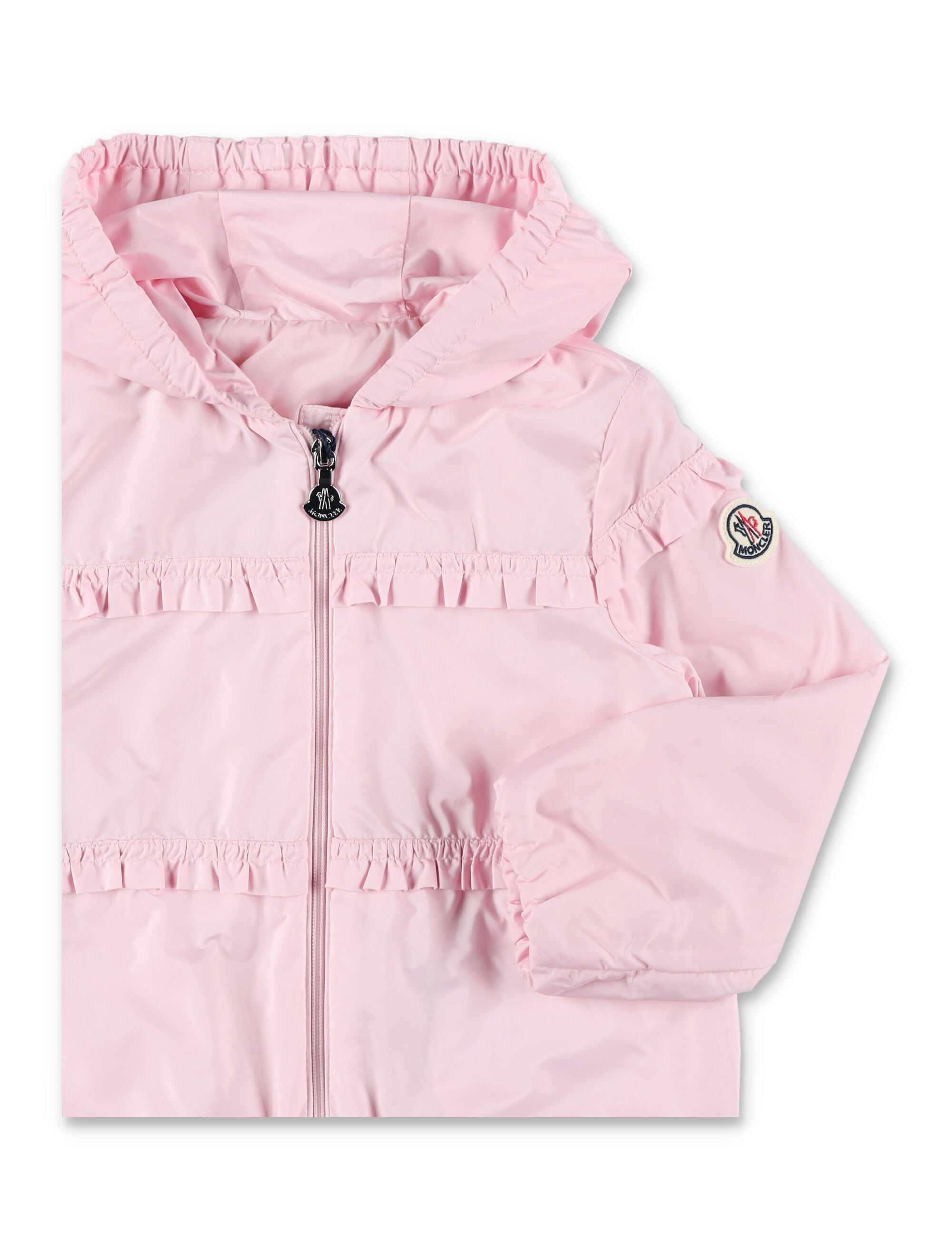 Moncler Baby Hiti hooded rain jacket Pink Polyamide