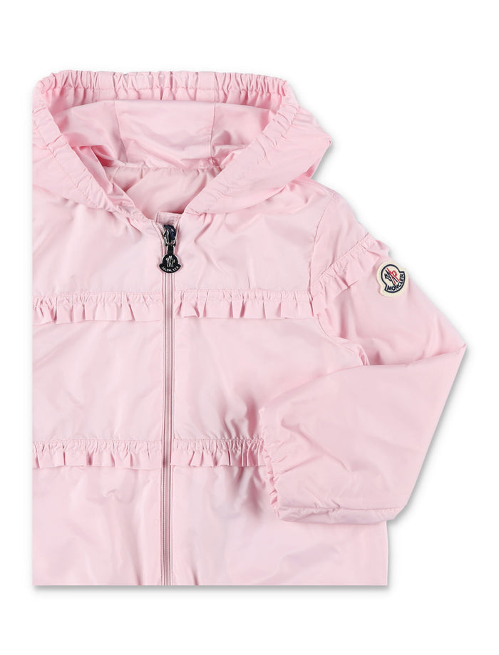 Moncler Baby Hiti hooded rain jacket Pink Polyamide
