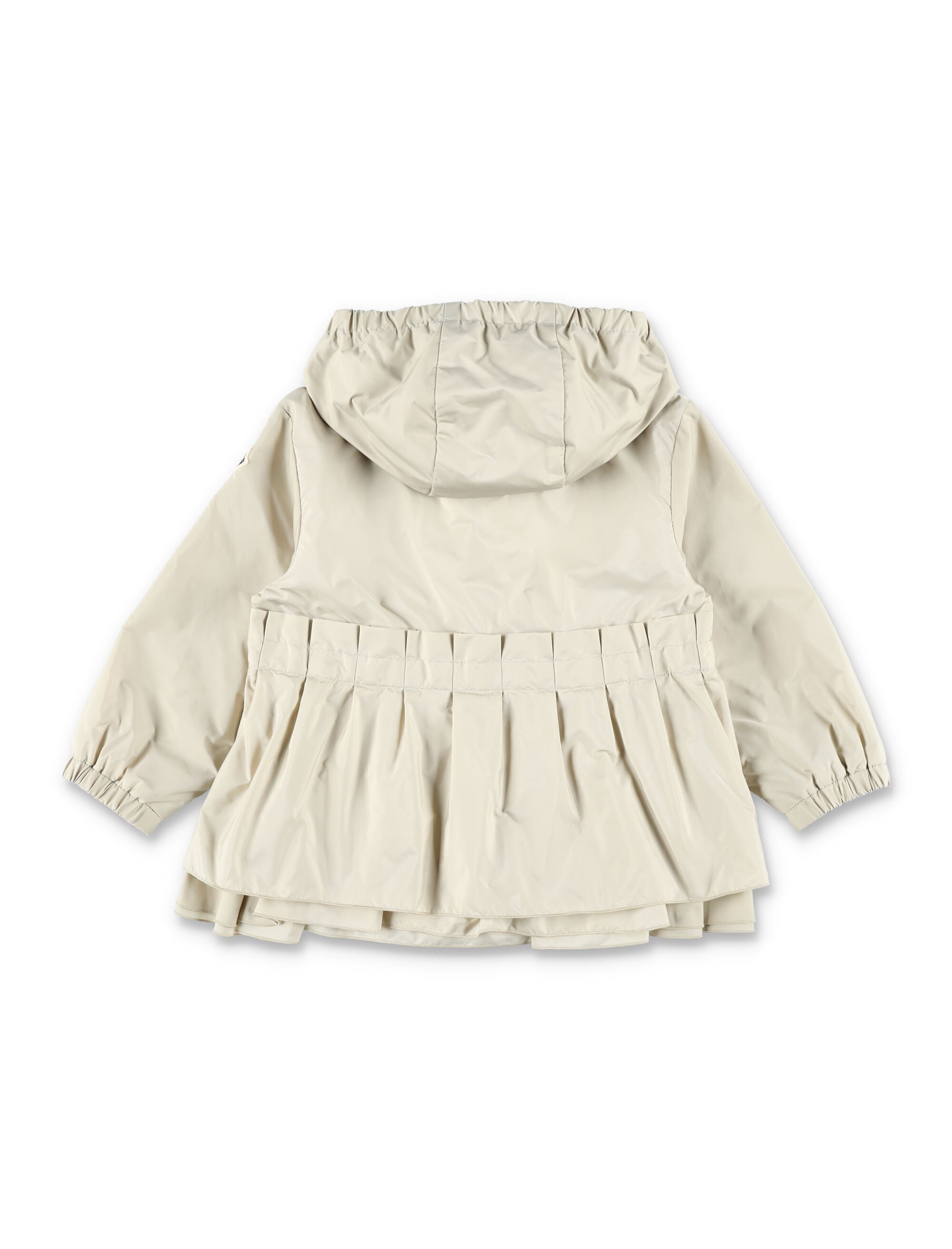 Moncler Wete hooded technical jacket for baby Beige Polyamide Lining
