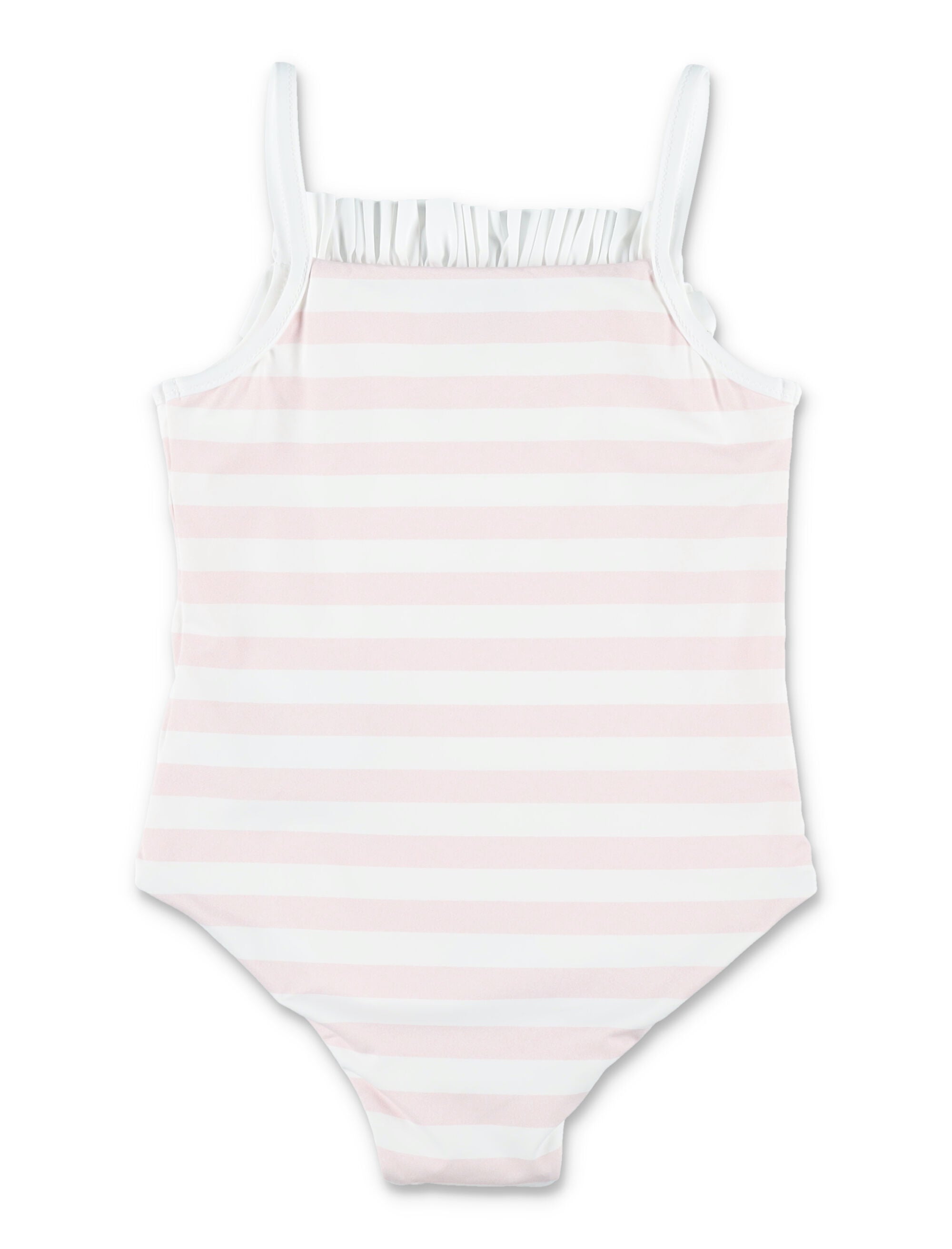 Moncler baby striped swimsuit White Pink Polyamide Swimwear