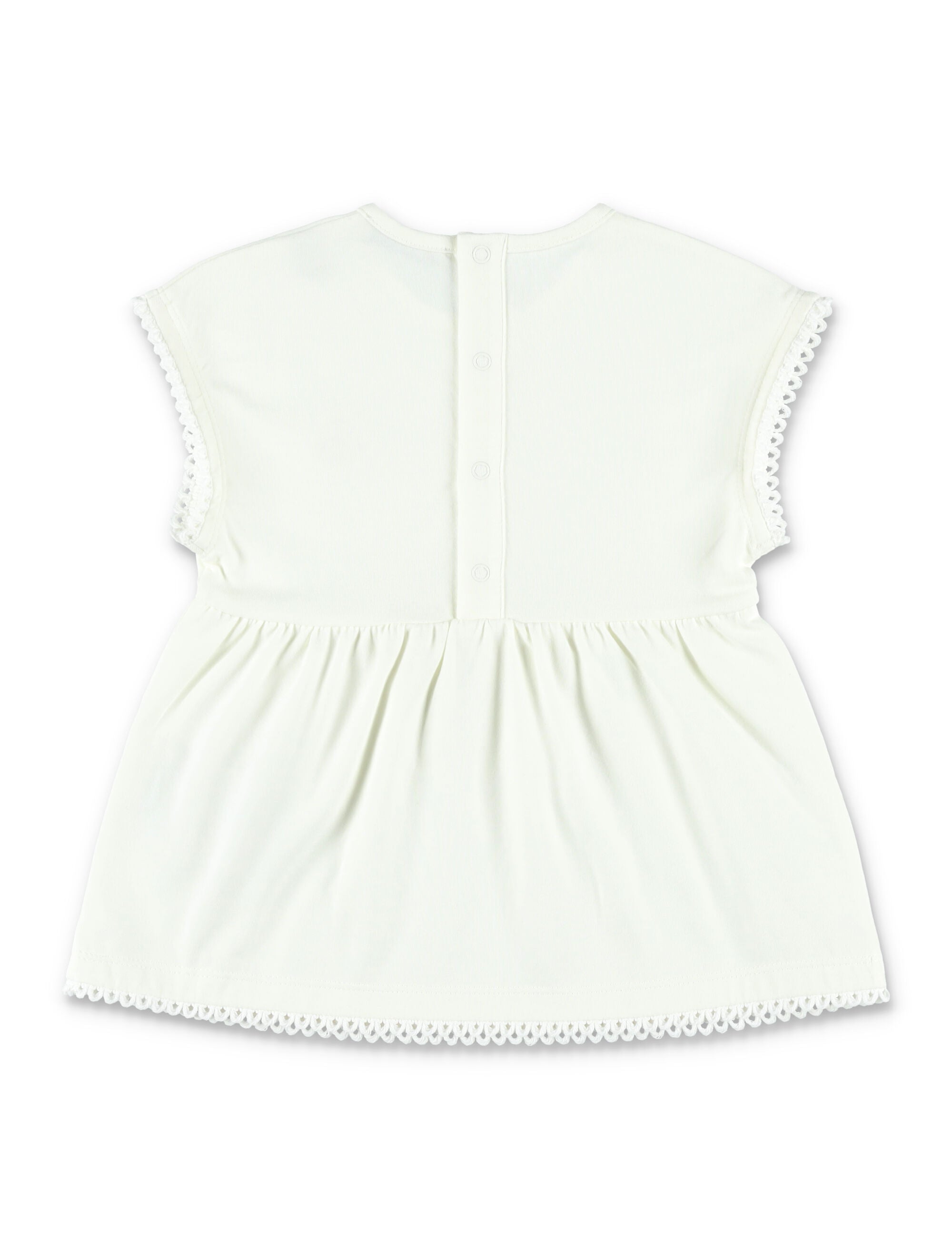 Moncler Dress And Leggings Set For Baby Yellow Cotton