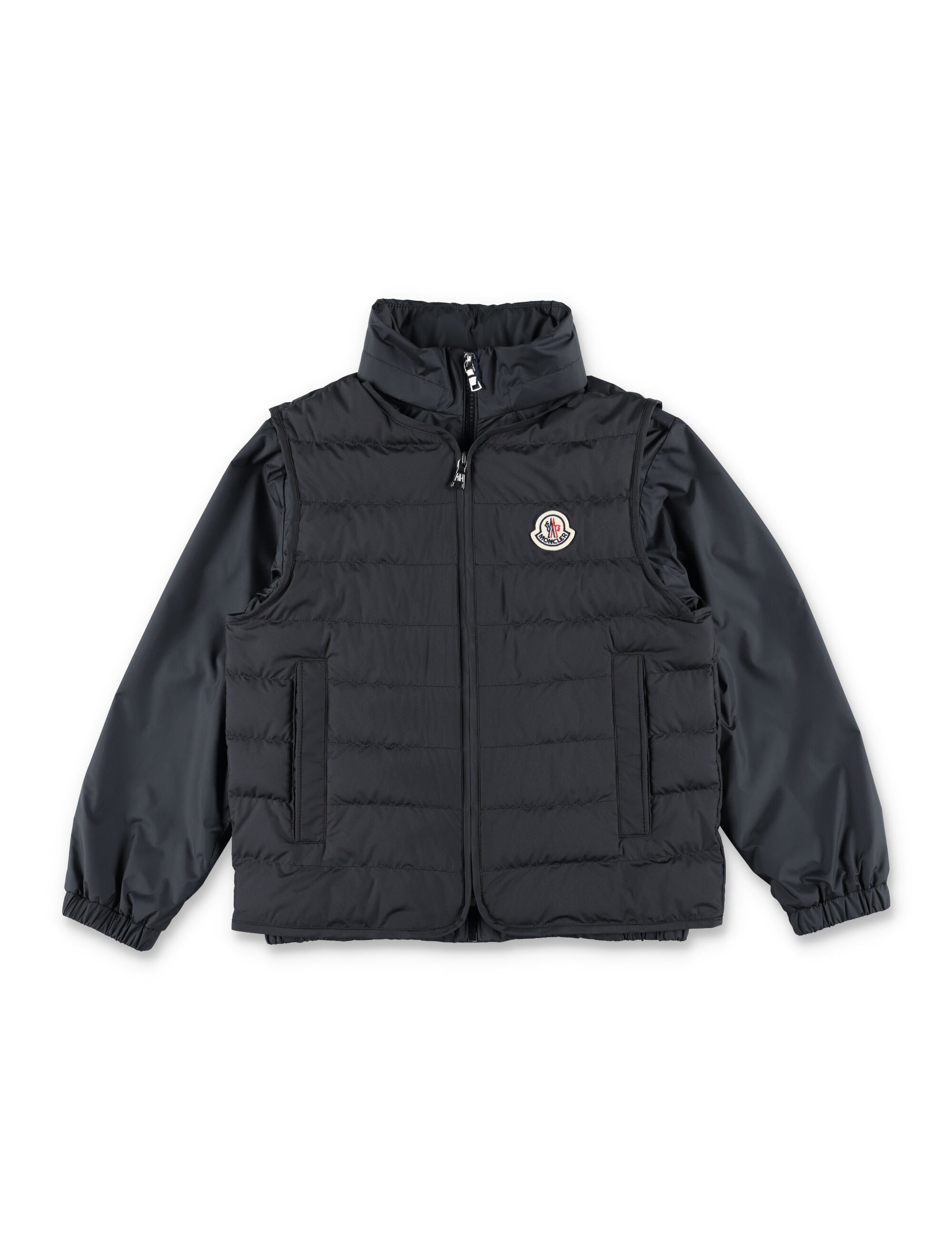Moncler kids Gizem 3-in-1 modular jacket Black Polyester Lining