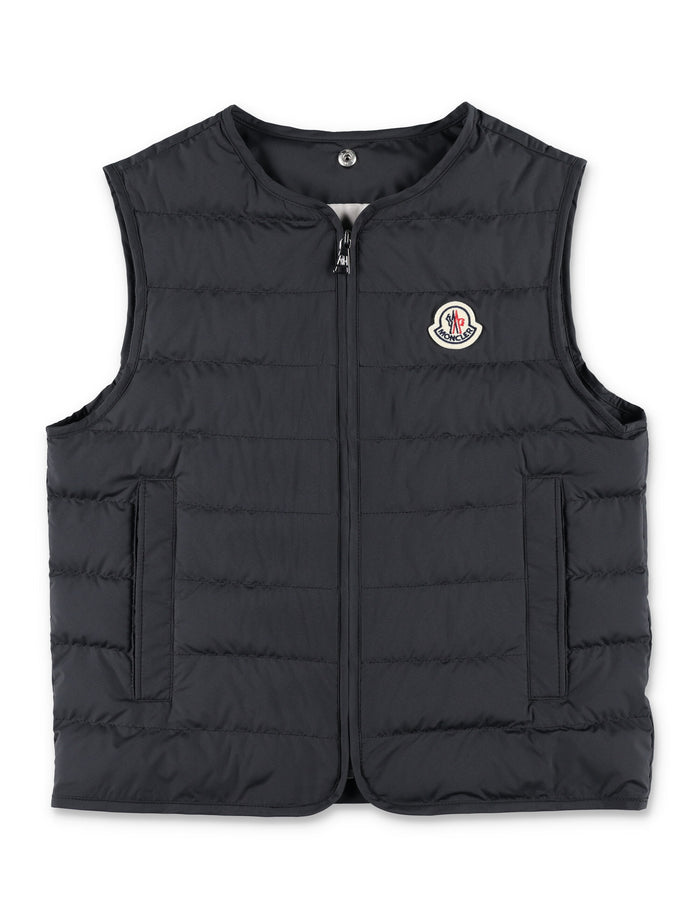 Moncler Kids Gizem 3-In-1 Modular Jacket Black Polyester Lining