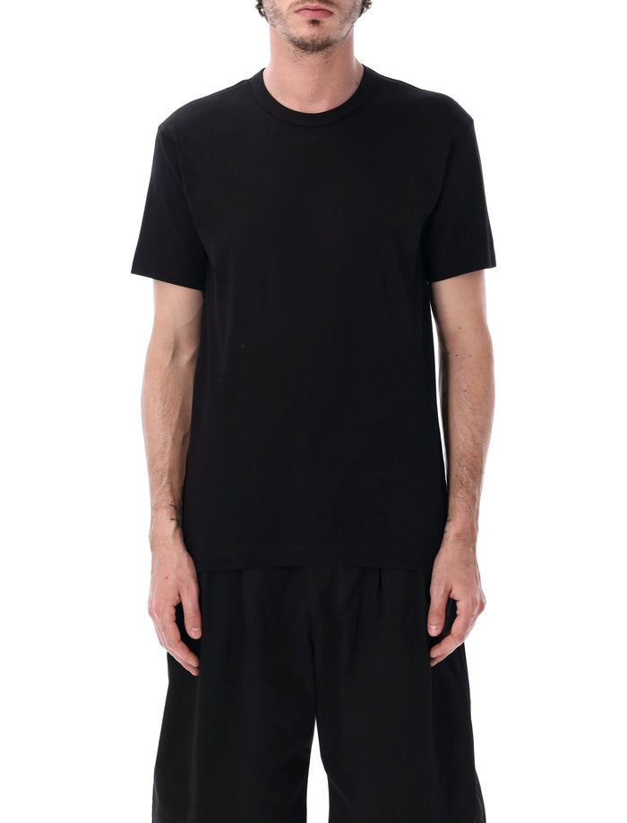Comme Des Garçons Shirt Logo Cotton T-Shirt Black