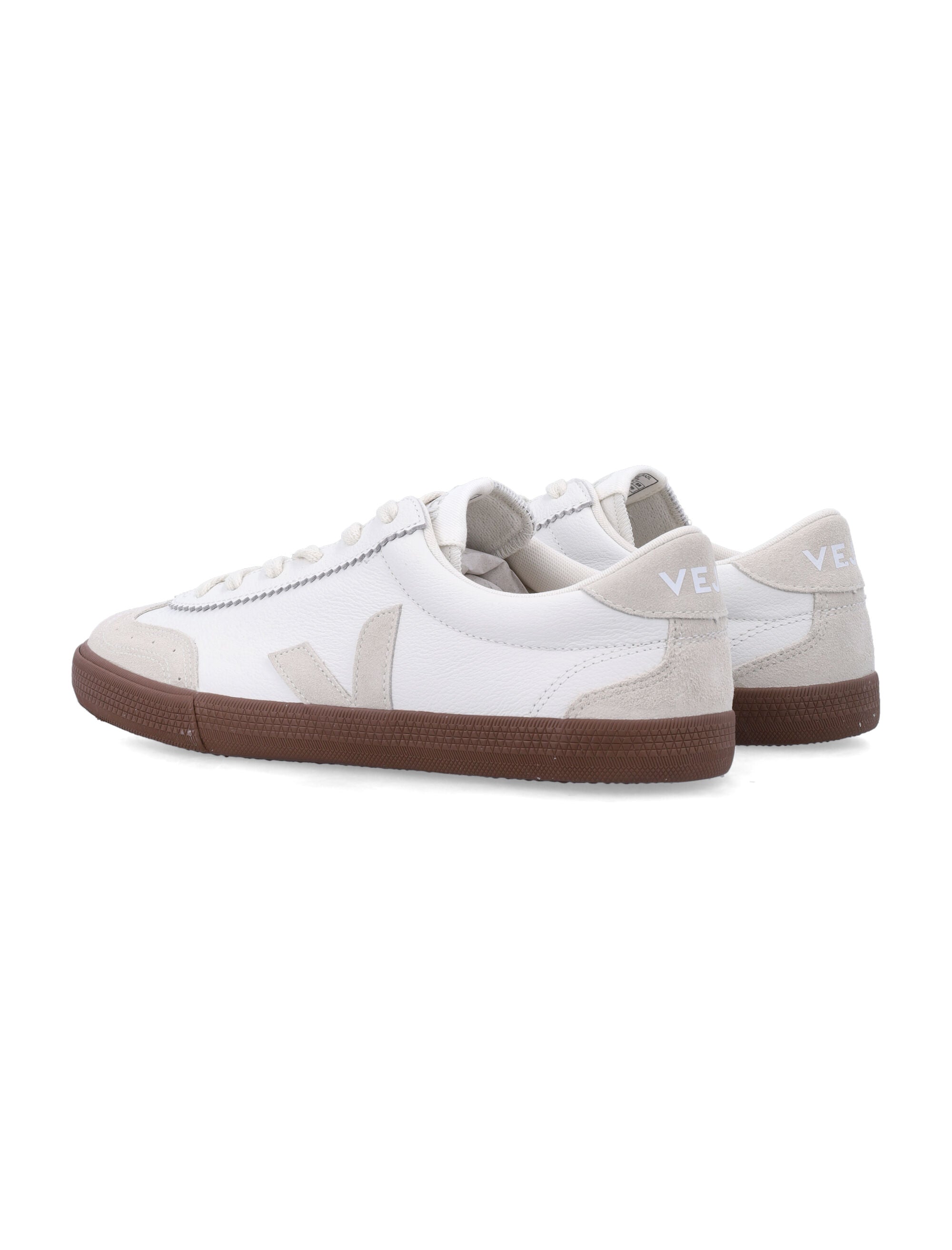 Veja Volley White Natural Bark Leather Sneakers