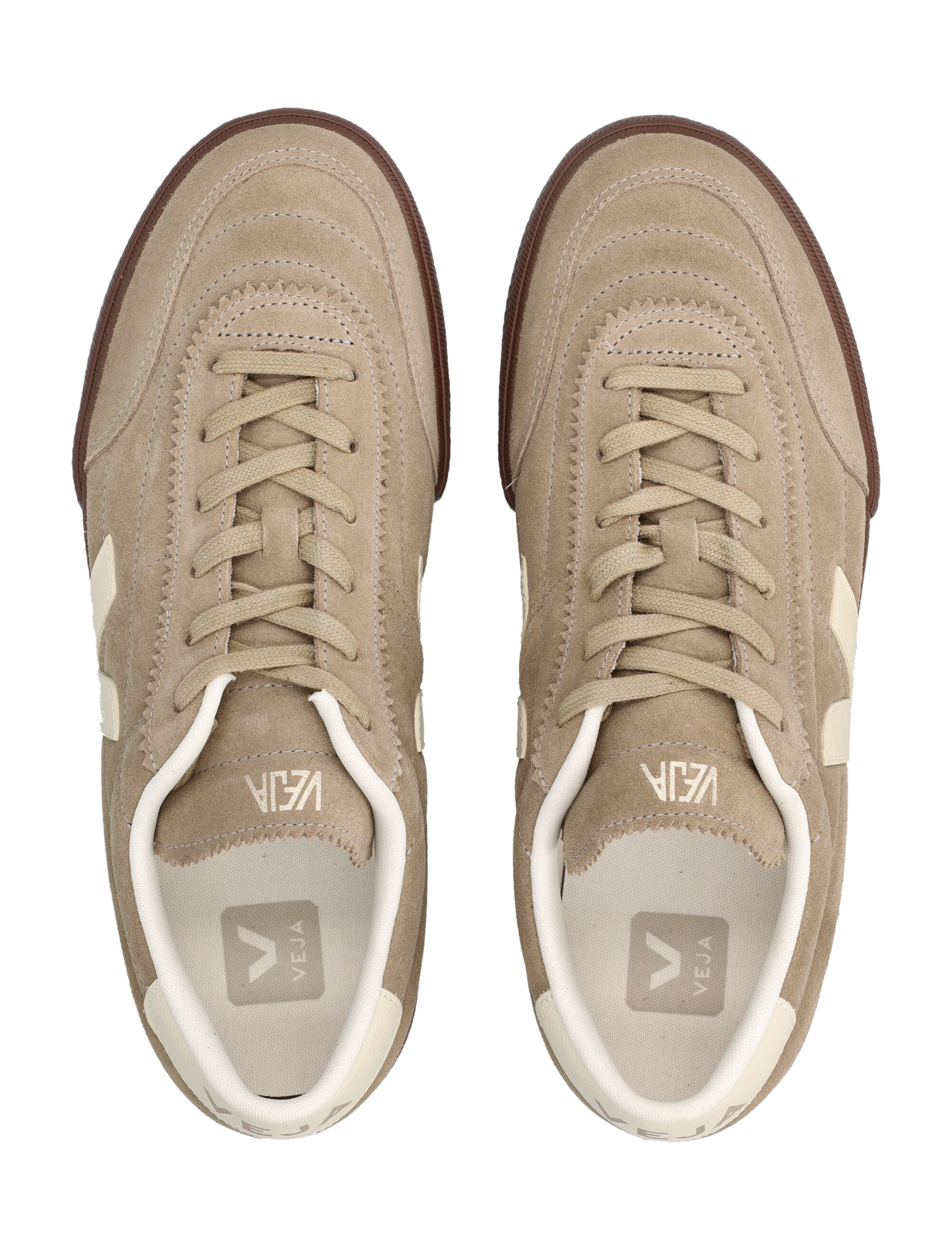 Veja Panenka Suede Taupe Pierre Bark Shoes Upper Sneaker