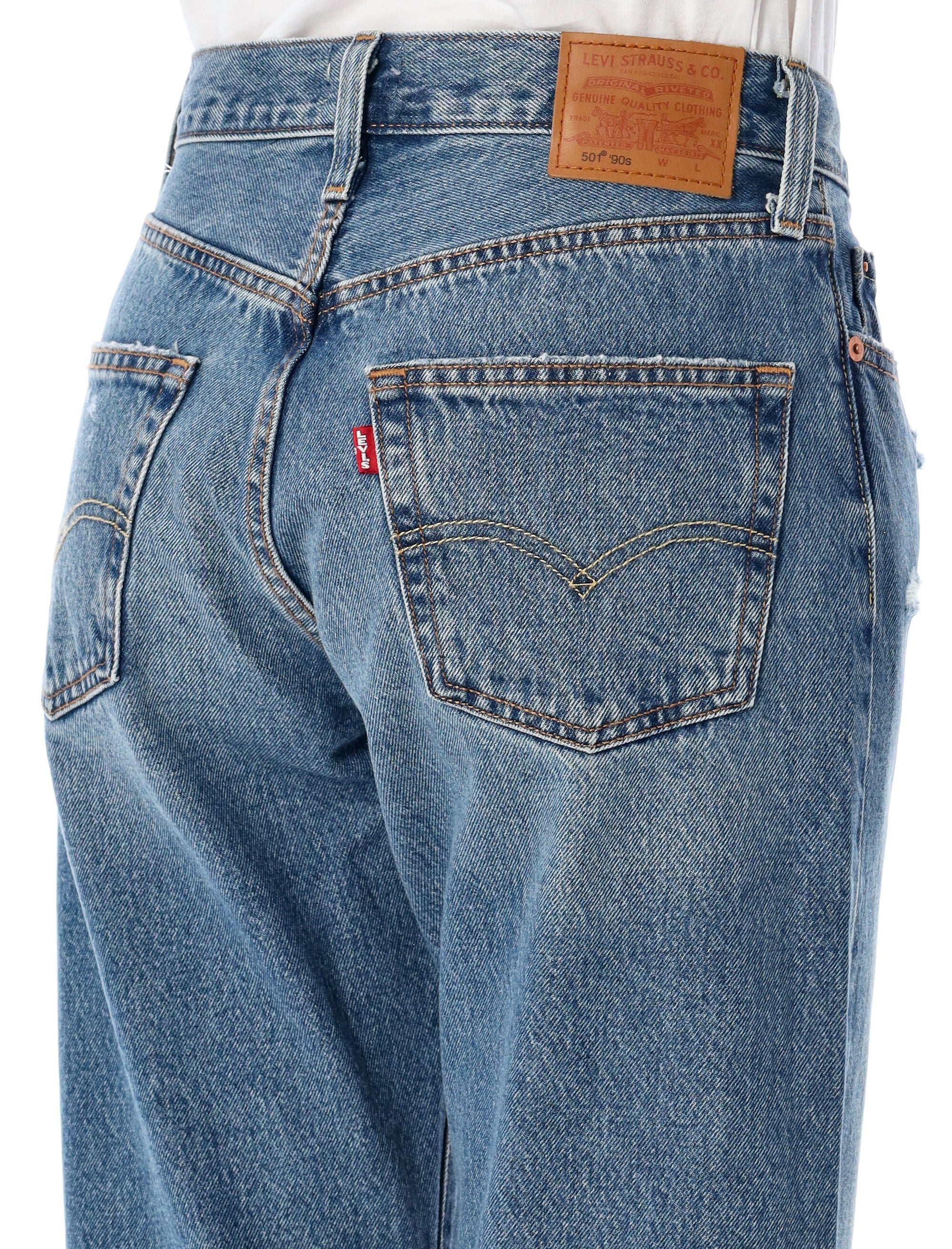 501 90s Jeans Verified Vintage Blue Cotton