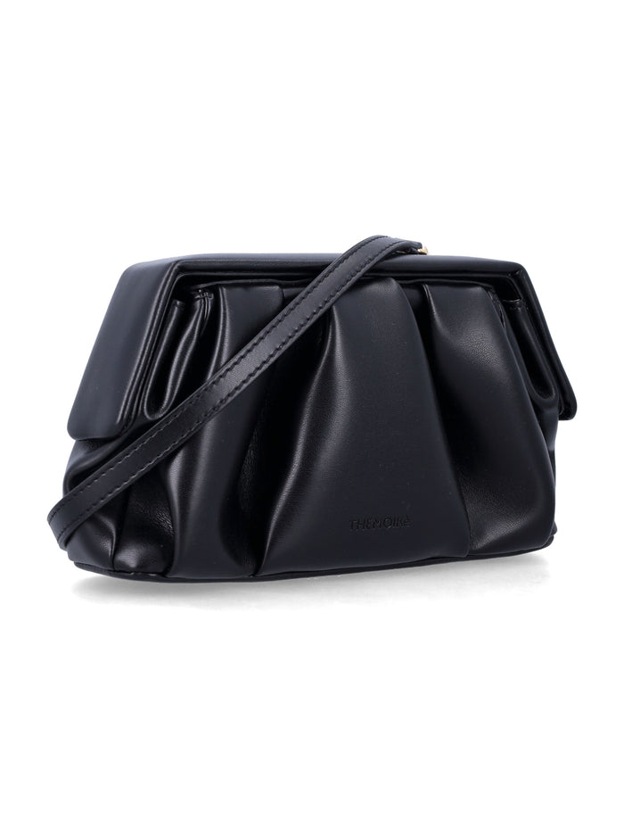 Themoirè Athena pochette Black Polyurethane Clutch