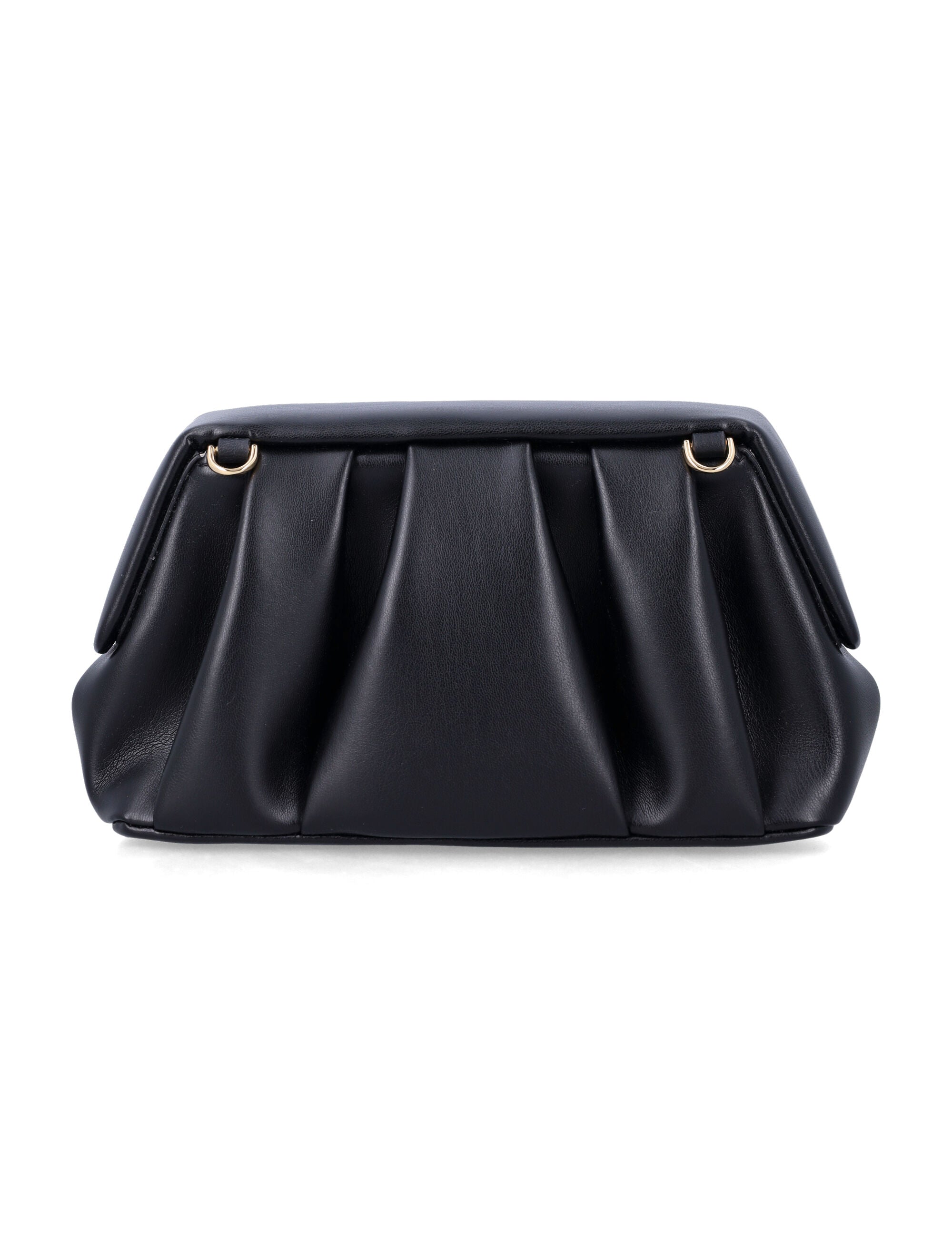Themoirè Athena pochette Black Polyurethane Clutch