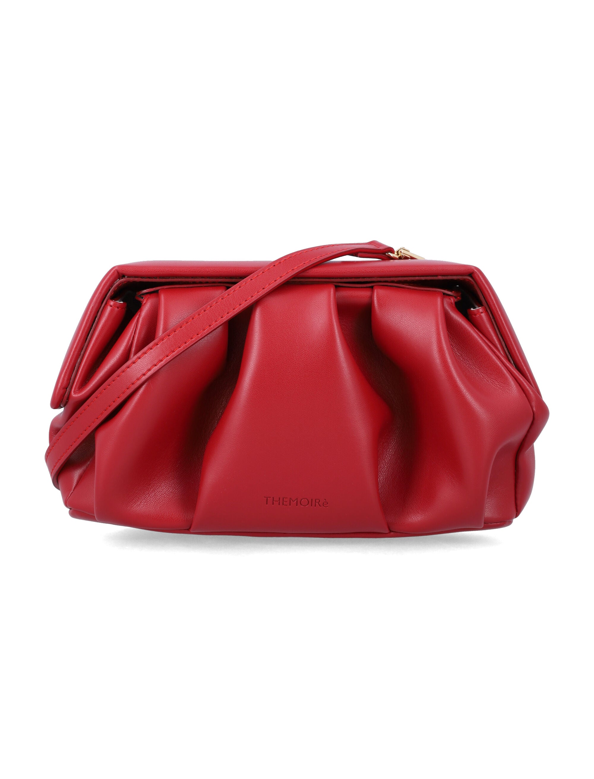 Themoirè Athena pochette Red Chilli Polyurethane Clutch