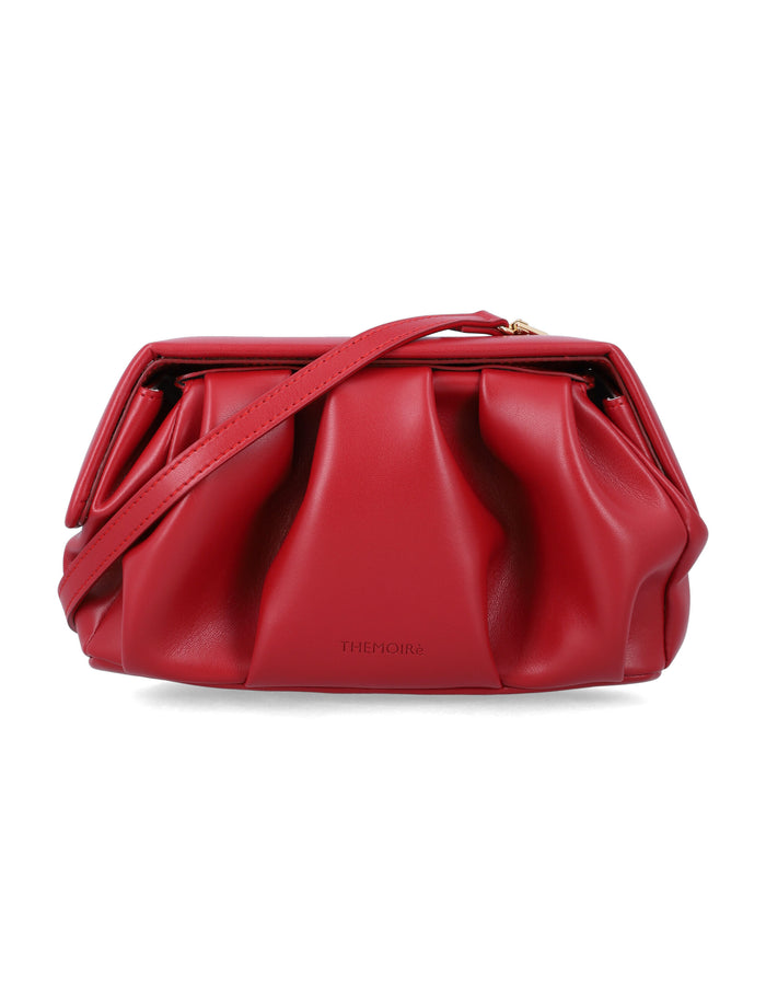 Themoirè Athena pochette Red Chilli Polyurethane Clutch