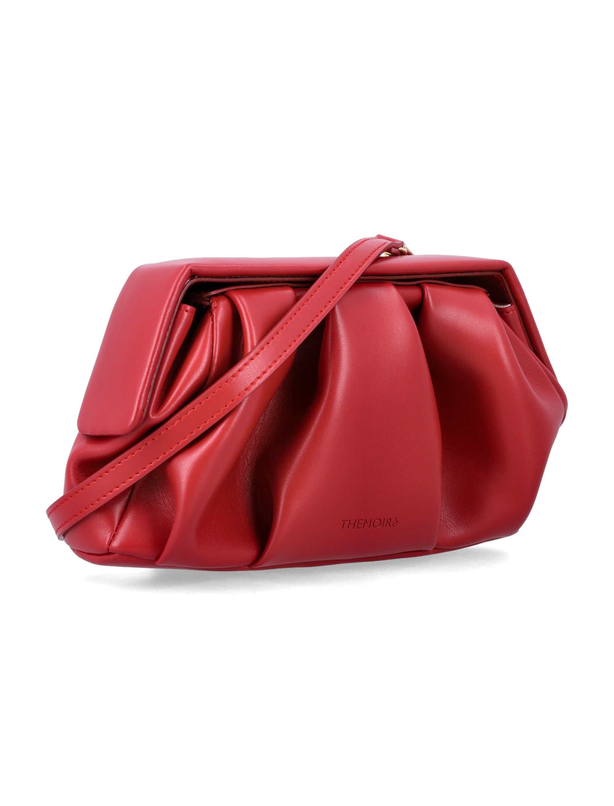 Themoirè Athena pochette Red Chilli Polyurethane Clutch