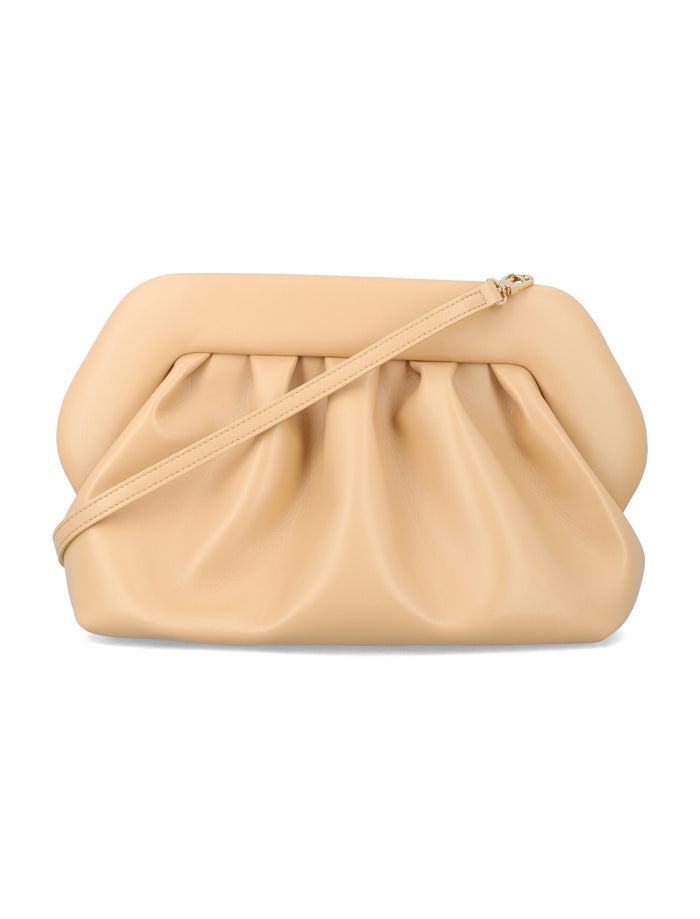 Themoirè Bios vegan clutch Sand Polyurethane