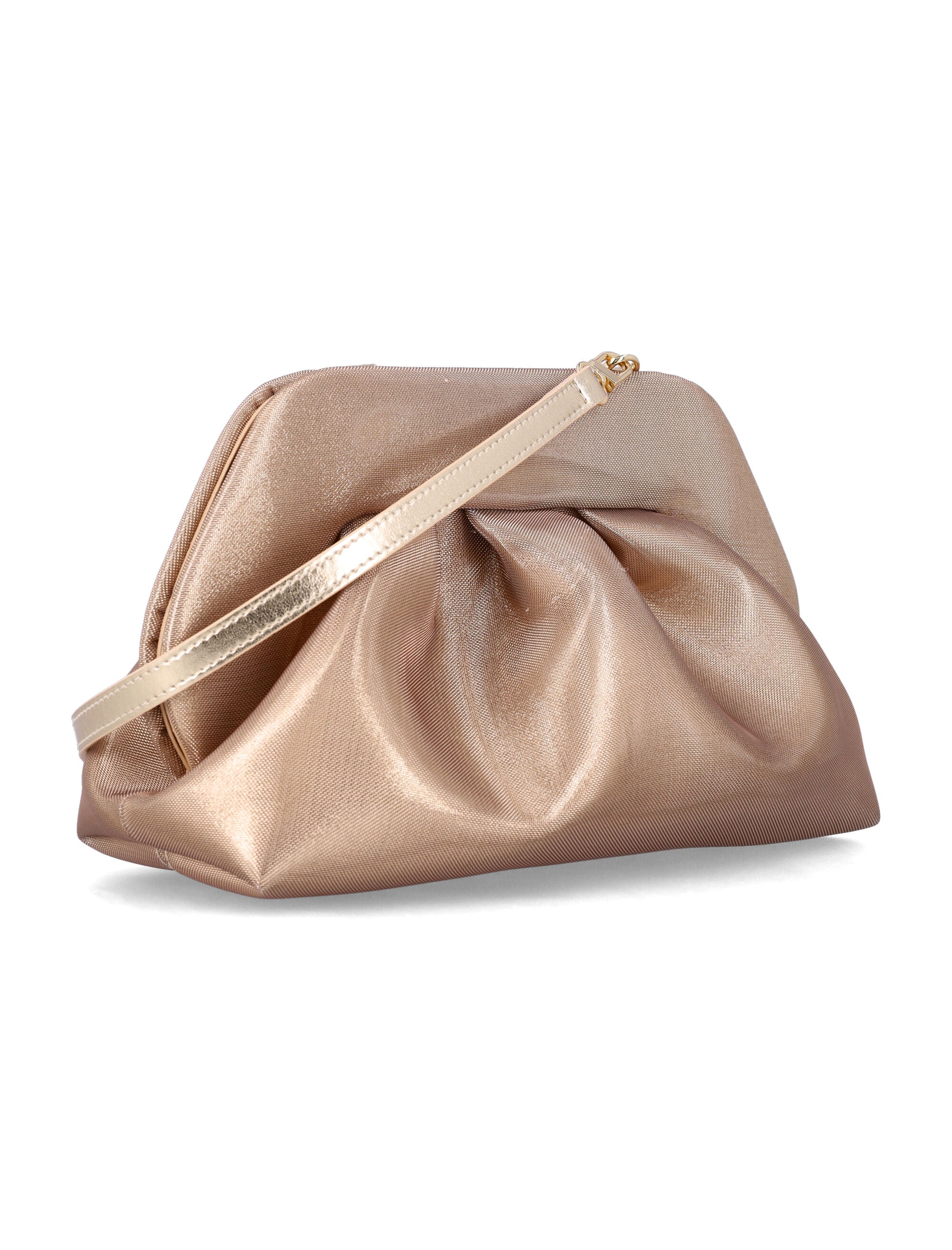 Themoirè Bios Mesh Clutch Gold Recycled Polyester