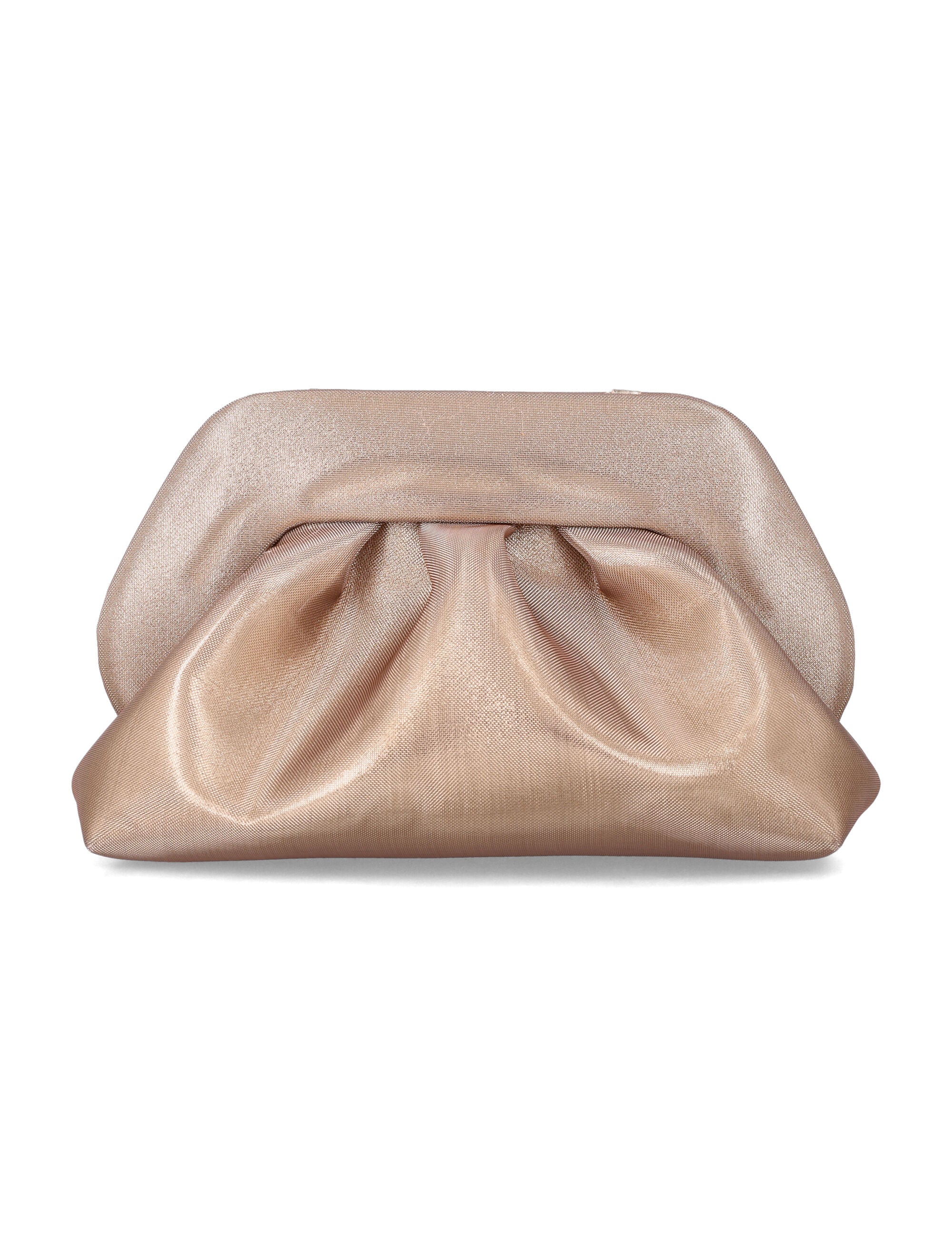 Themoirè Bios Mesh Clutch Gold Recycled Polyester