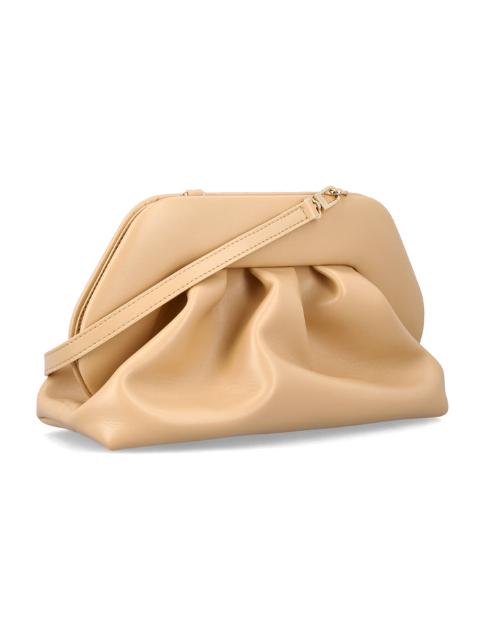 Themoirè Bios vegan medium clutch Sand Polyurethane