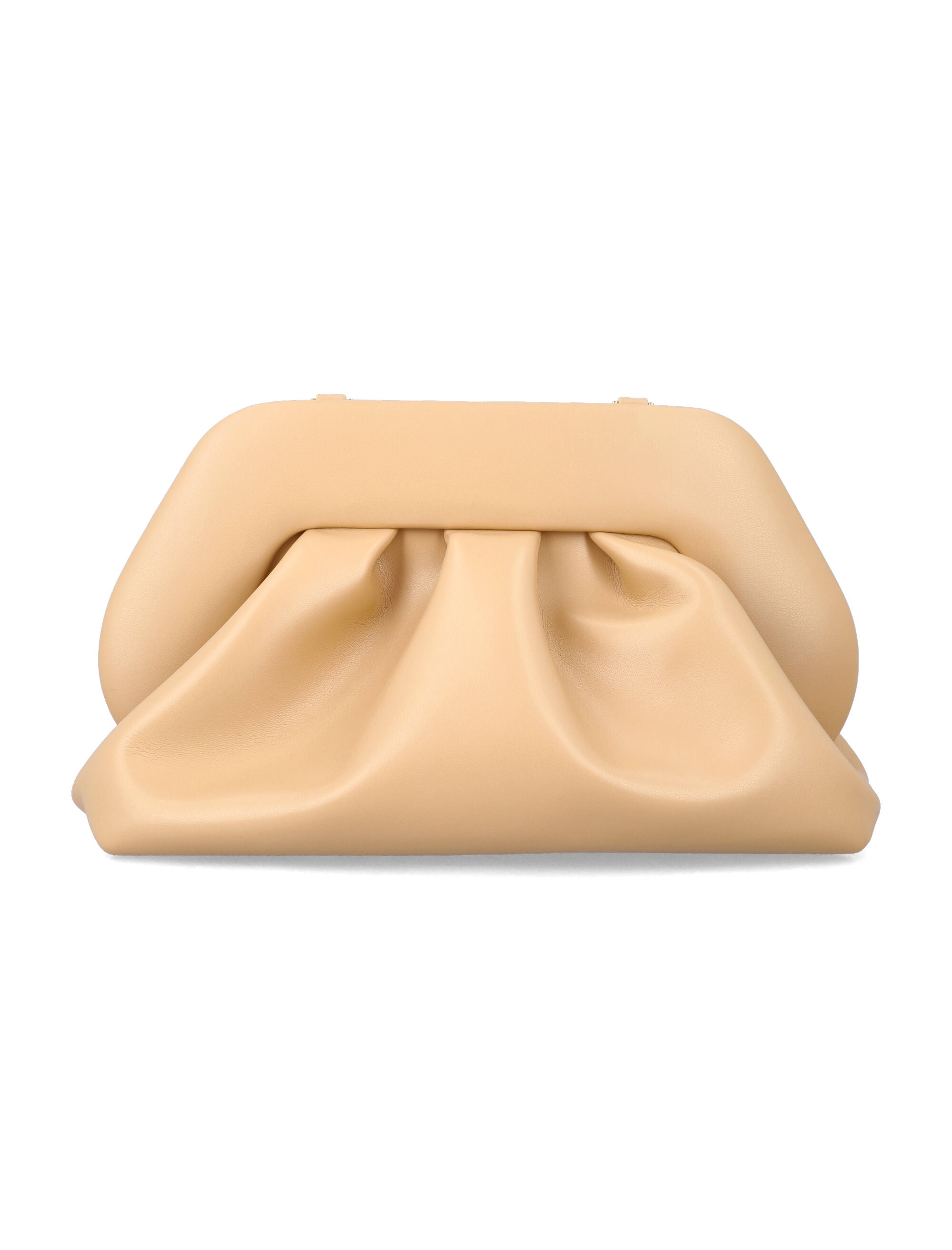 Themoirè Bios vegan medium clutch Sand Polyurethane