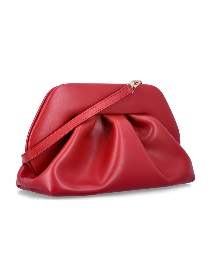 Themoirè Bios vegan medium clutch Red Chilli Polyurethane