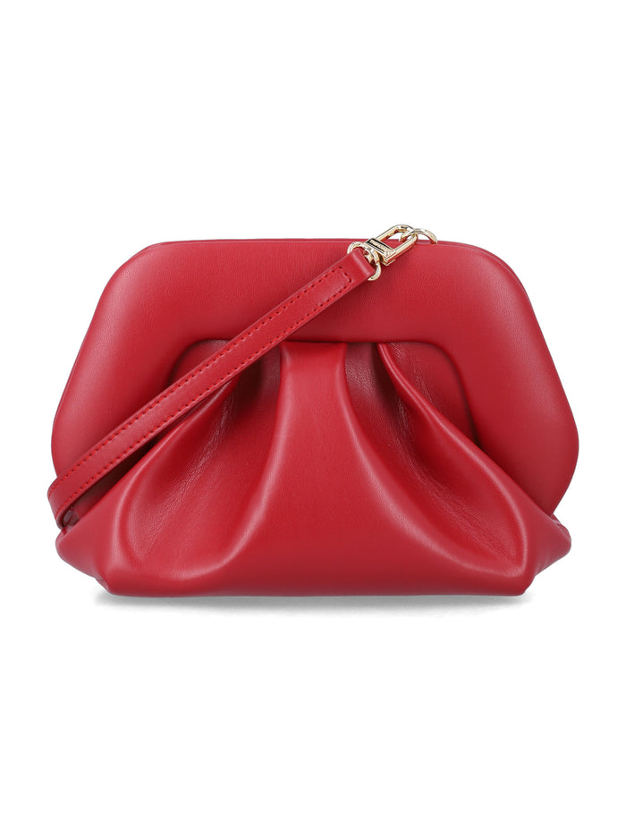 Themoirè Bios vegan small clutch Red Chilli Polyurethane