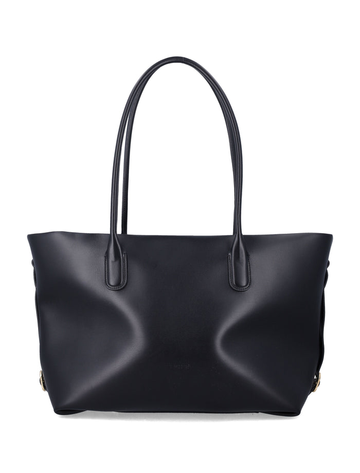 Themoirè Tallia shopper bag Black Polyurethane Tote