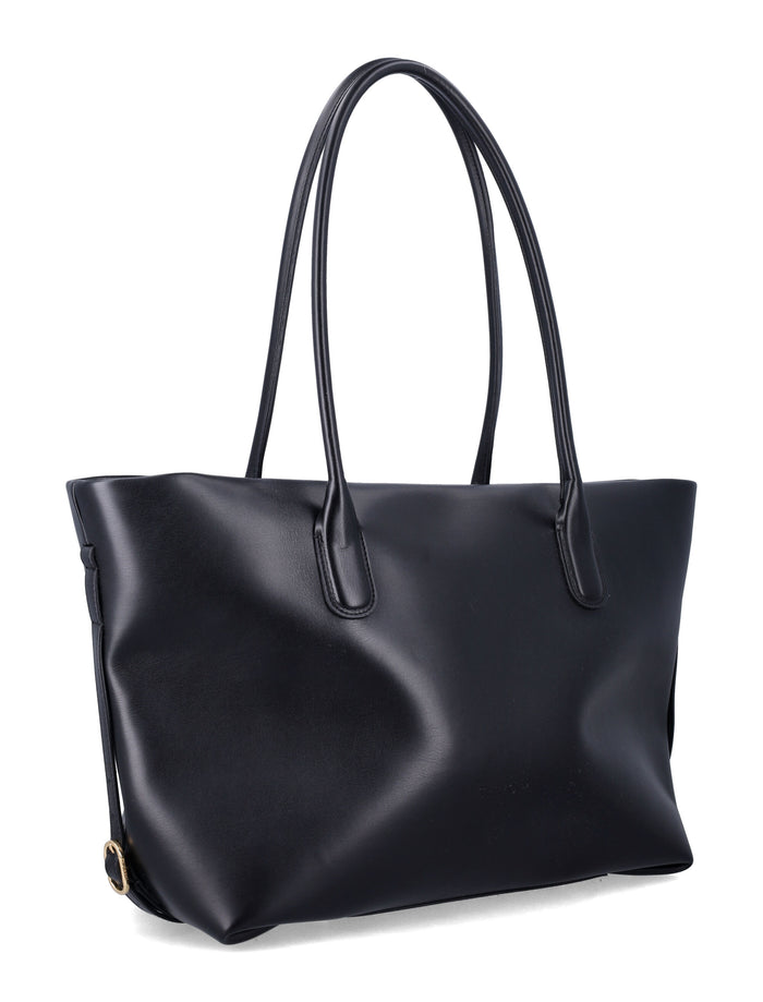 Themoirè Tallia shopper bag Black Polyurethane Tote