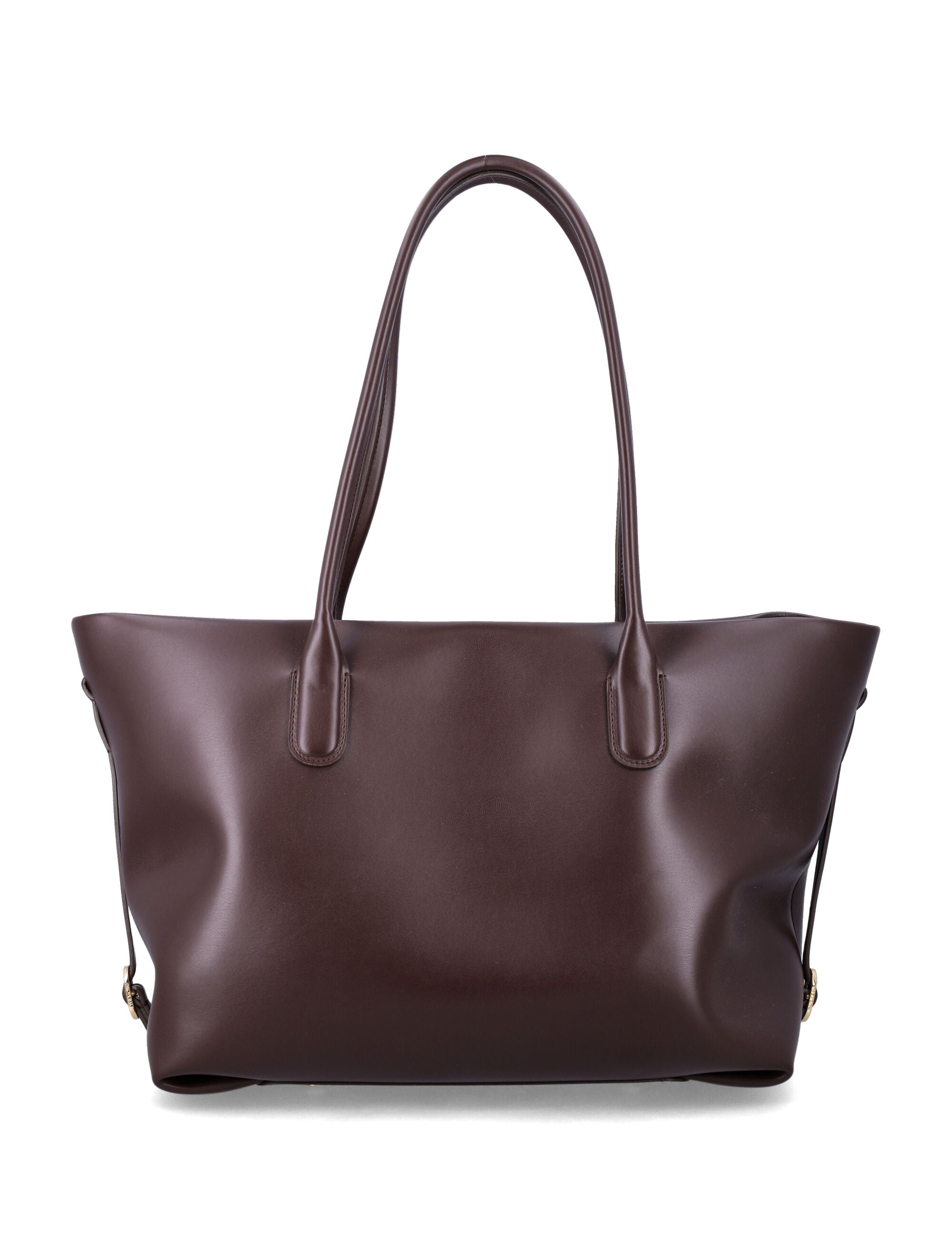 Themoirè Tallia shopper bag Chocolate Polyurethane Tote