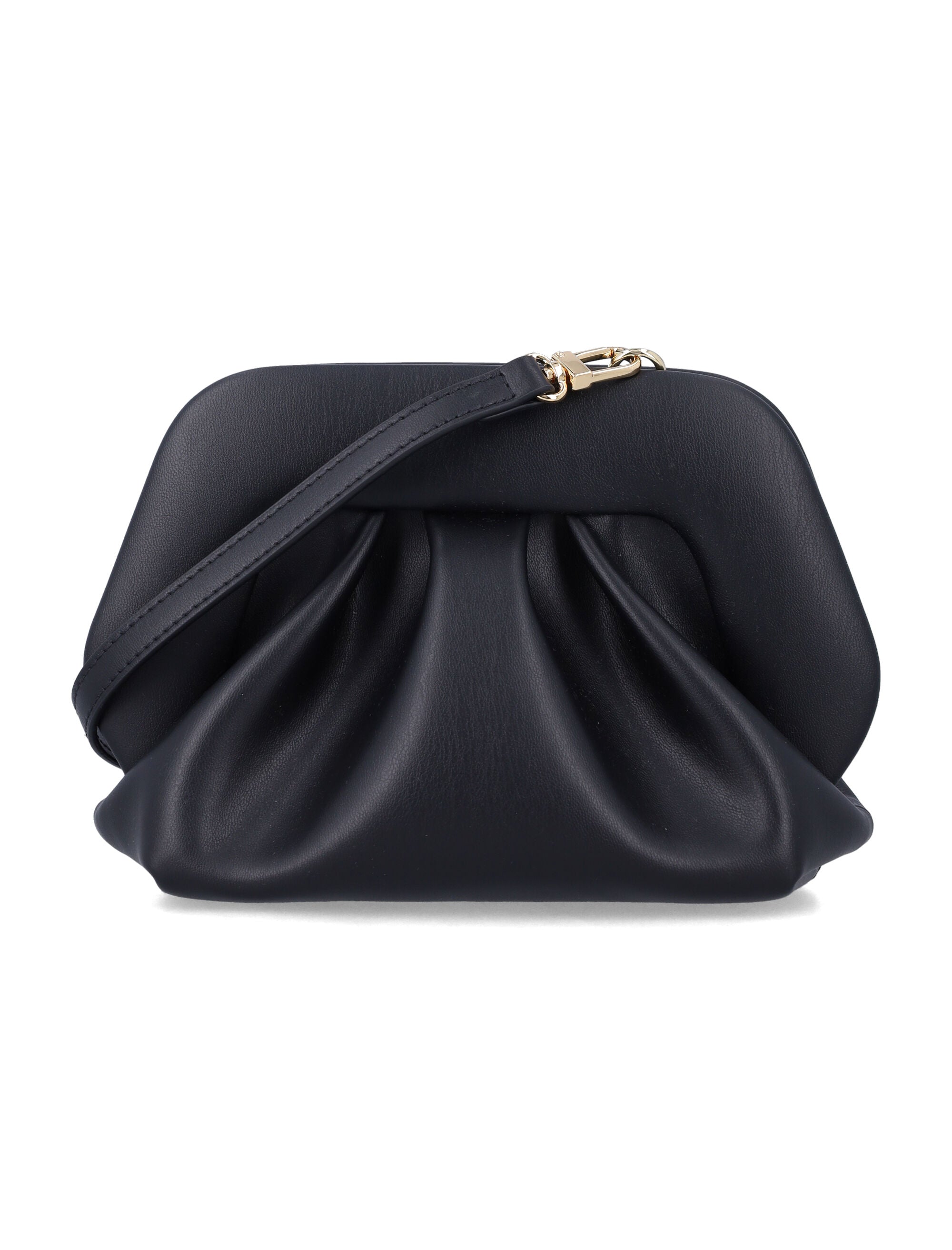 Themoirè Bios small clutch Black Polyurethane