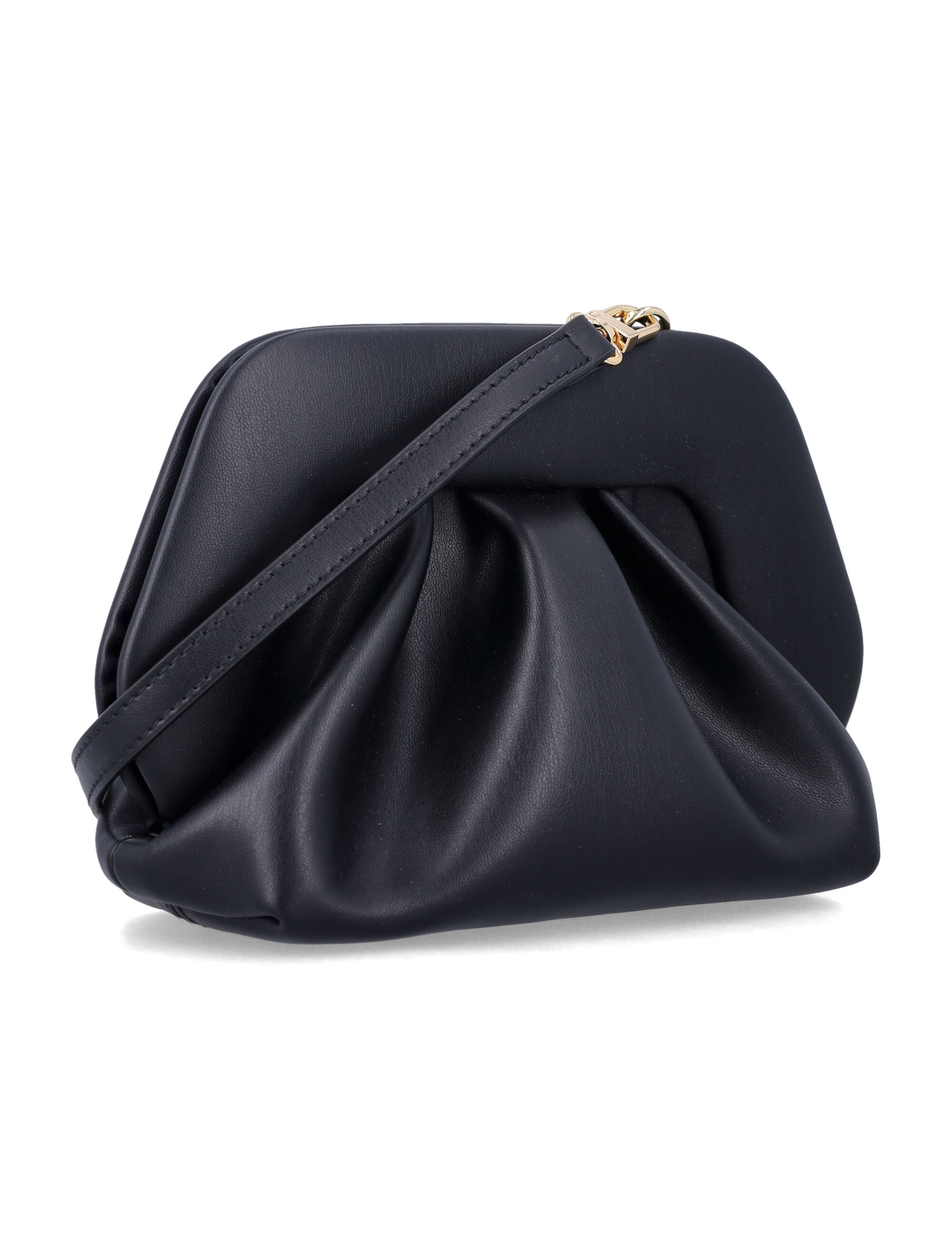 Themoirè Bios small clutch Black Polyurethane