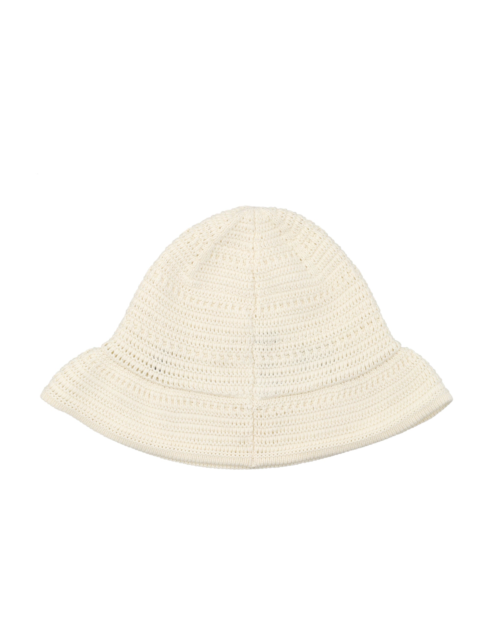 Polo Ralph Lauren girls crocheted bucket hat Cream Cotton
