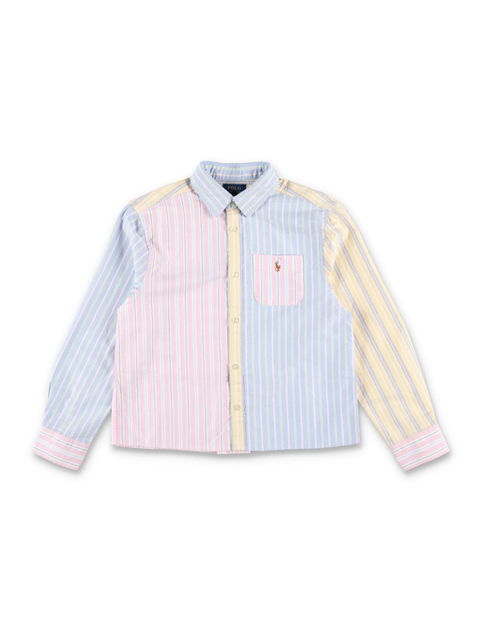 Polo Ralph Lauren striped cotton Oxford shirt for kids Multi