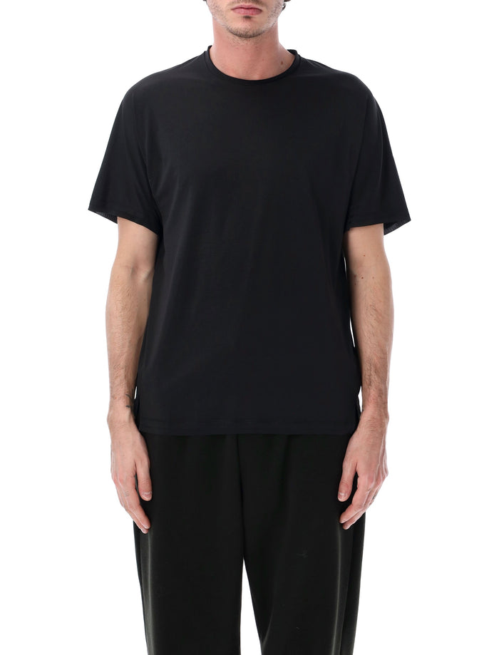 Y-3 Running Short Sleeve Performance Tee Black Recycled Polyester T-shirt