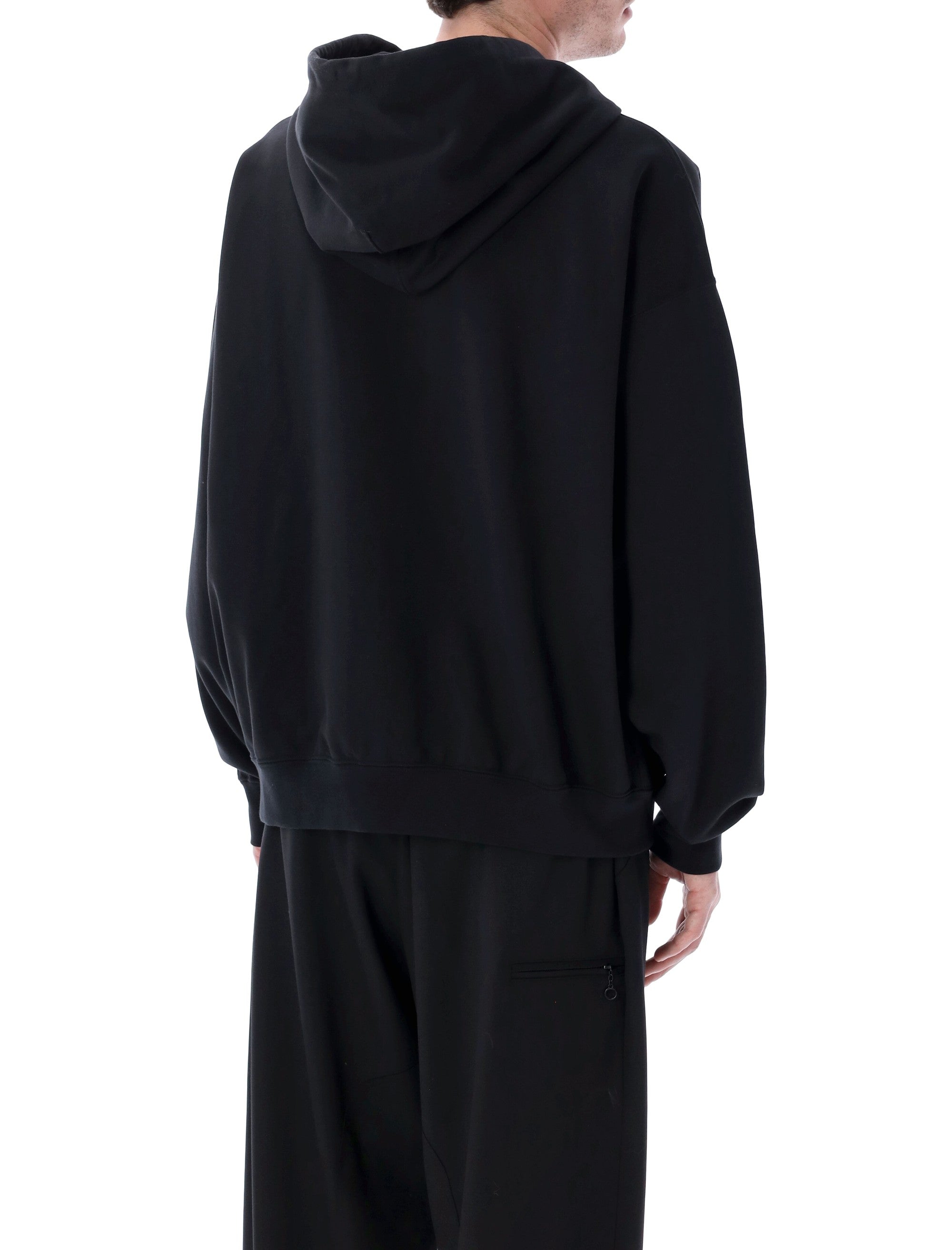 Y-3 Brushed Terry zip hoodie Black Cotton Sweatshirt