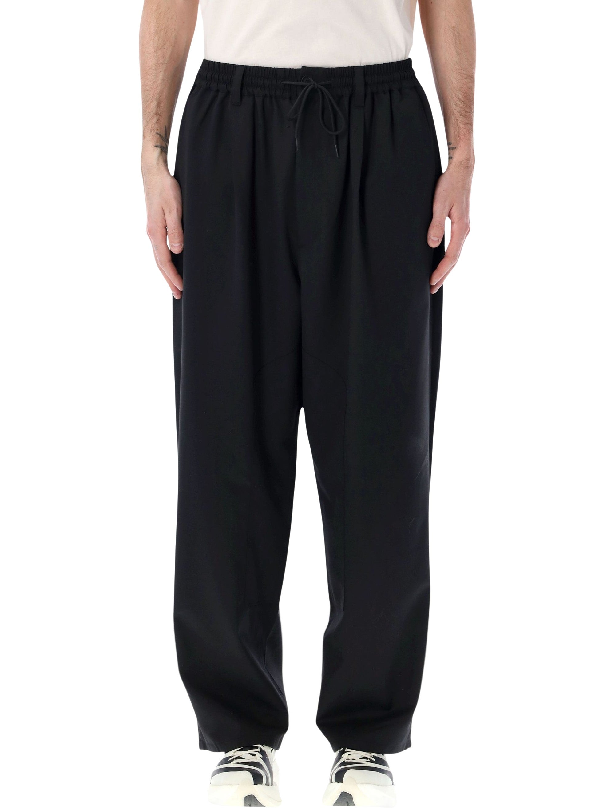 Y-3 wool blend joggers Black Recycled Polyester Pant
