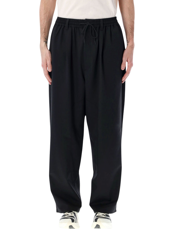 Y-3 wool blend joggers Black Recycled Polyester Pant