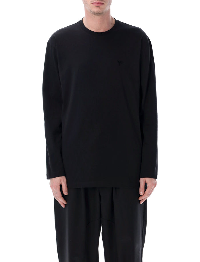 Y-3 long sleeve black jersey t-shirt Cotton Tshirt