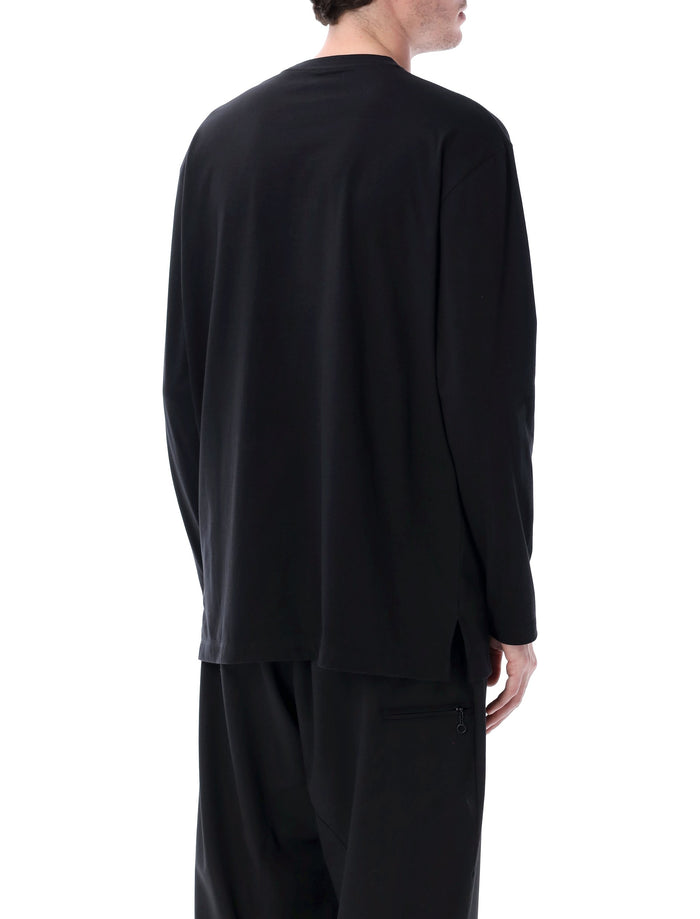 Y-3 long sleeve black jersey t-shirt Cotton Tshirt