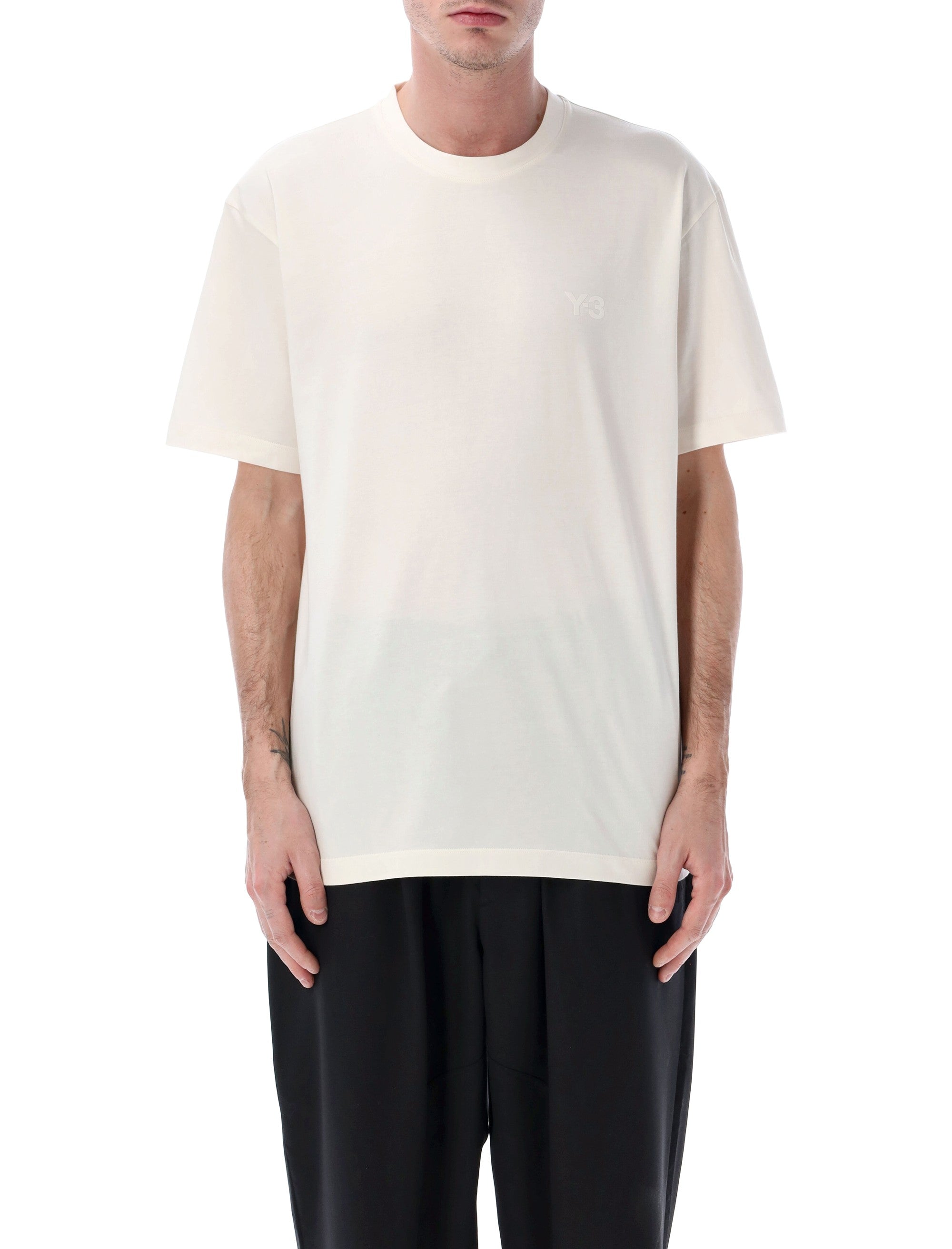 Y-3 white jersey regular t-shirt Cotton Tshirt