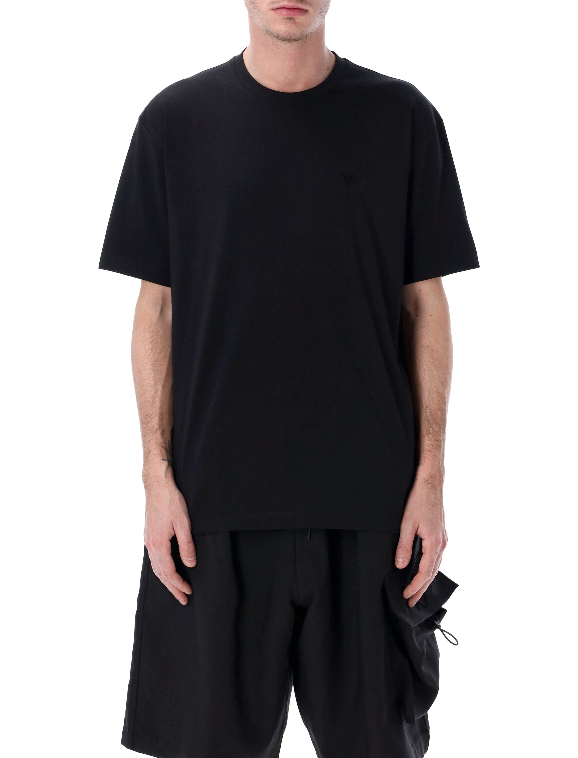 Y-3 black jersey regular t-shirt Cotton Tshirt