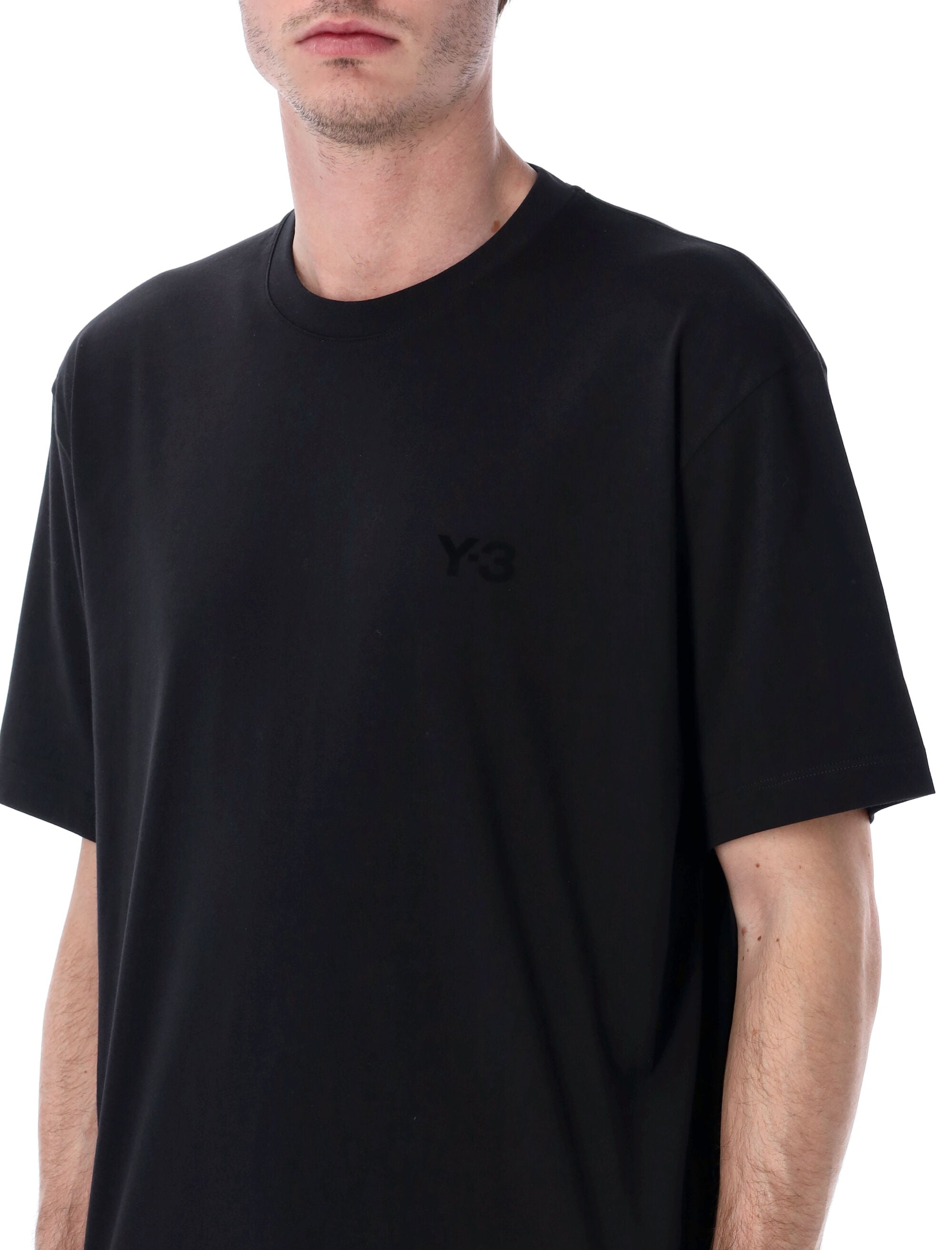 Y-3 black jersey regular t-shirt Cotton Tshirt